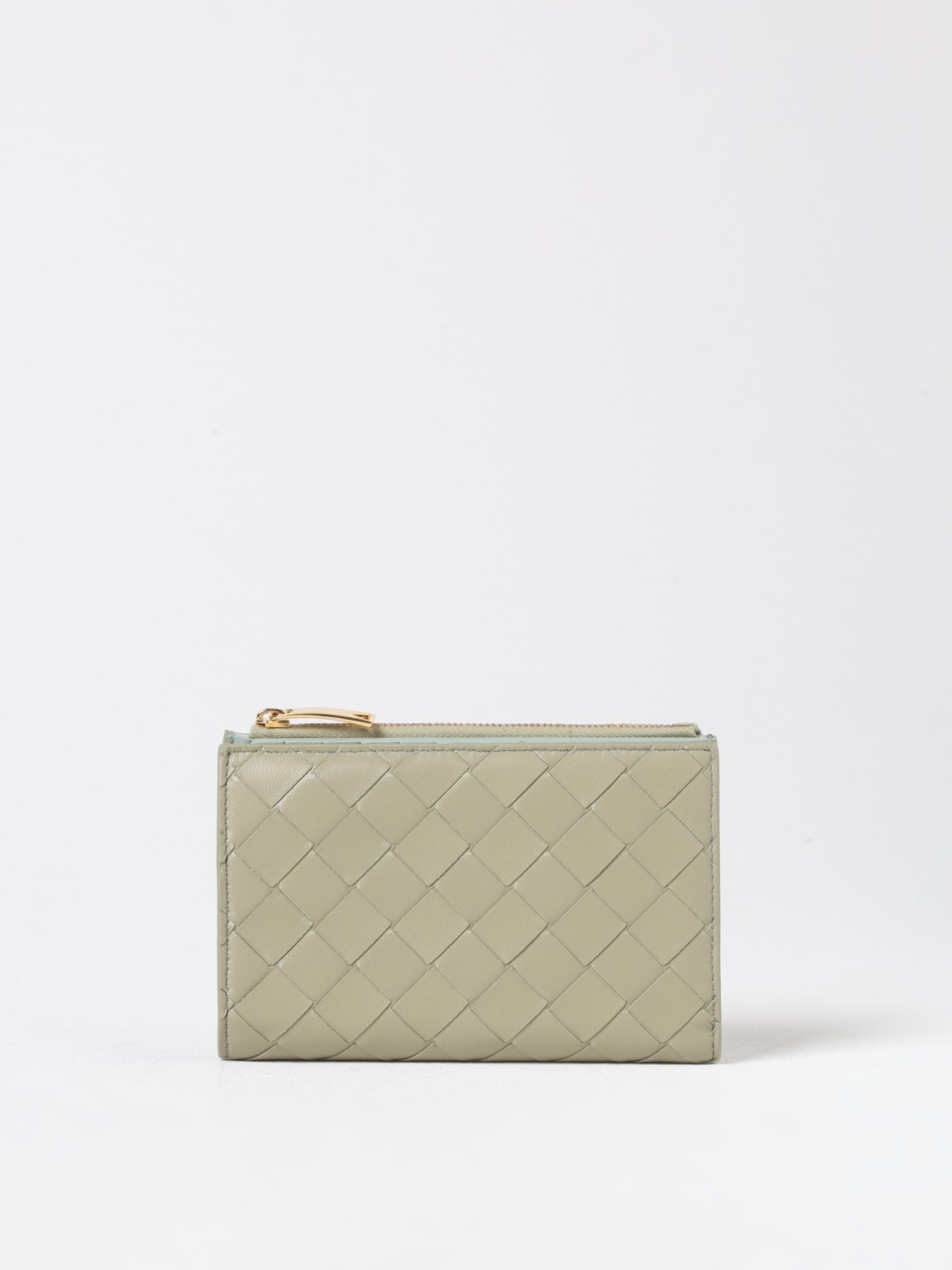 BOTTEGA VENETA WALLET: Wallet woman Bottega Veneta, Sage - Img 1