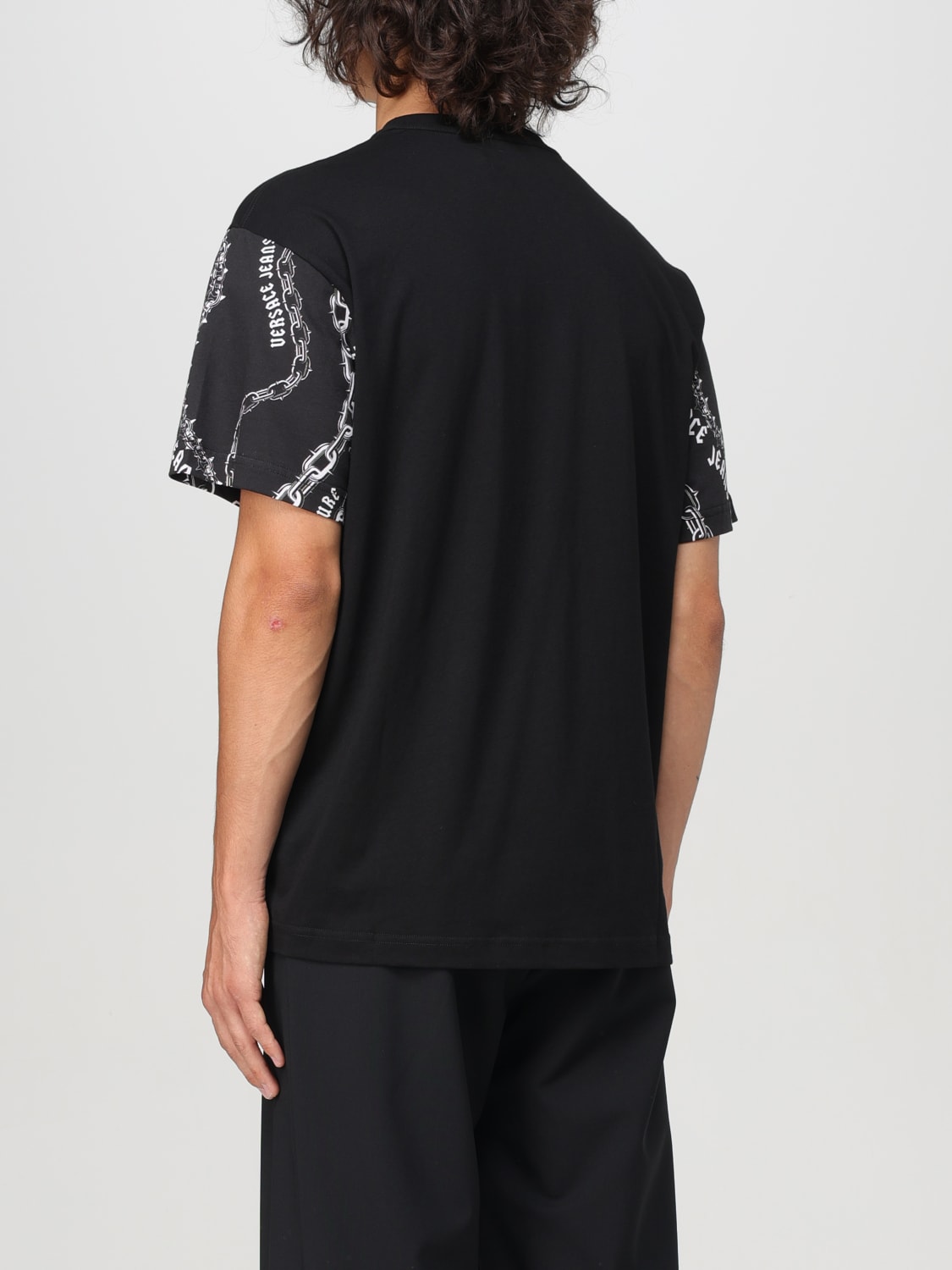 VERSACE JEANS COUTURE T-SHIRT: T-shirt men Versace Jeans Couture, Black - Img 2