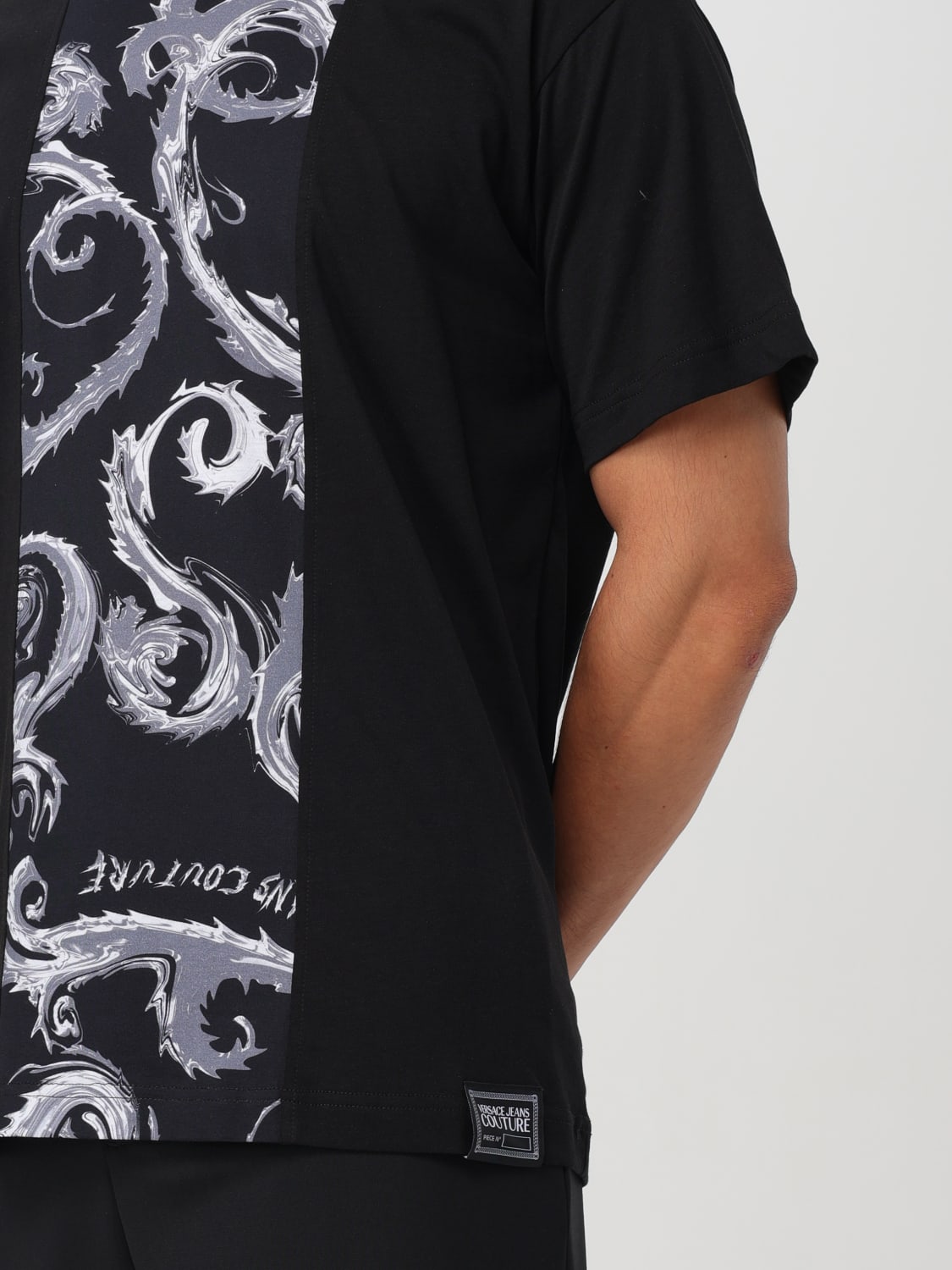 VERSACE JEANS COUTURE CAMISETA: Camiseta hombre Versace Jeans Couture, Negro - Img 3