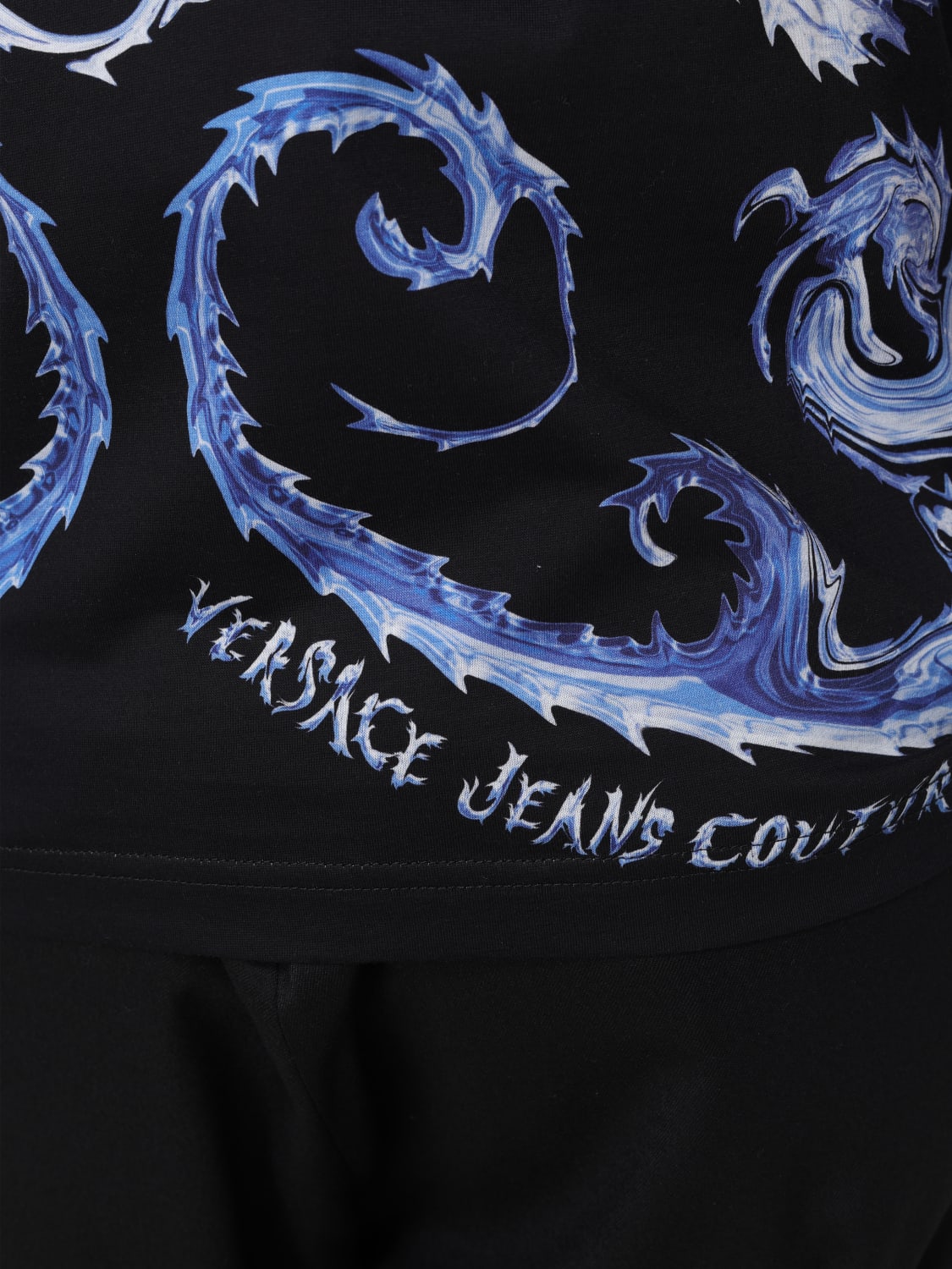 VERSACE JEANS COUTURE T-SHIRT: T-shirt men Versace Jeans Couture, Black 1 - Img 3