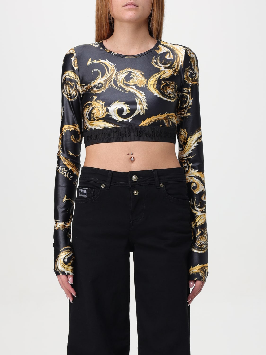 Giglio Top crop Versace Jeans Couture