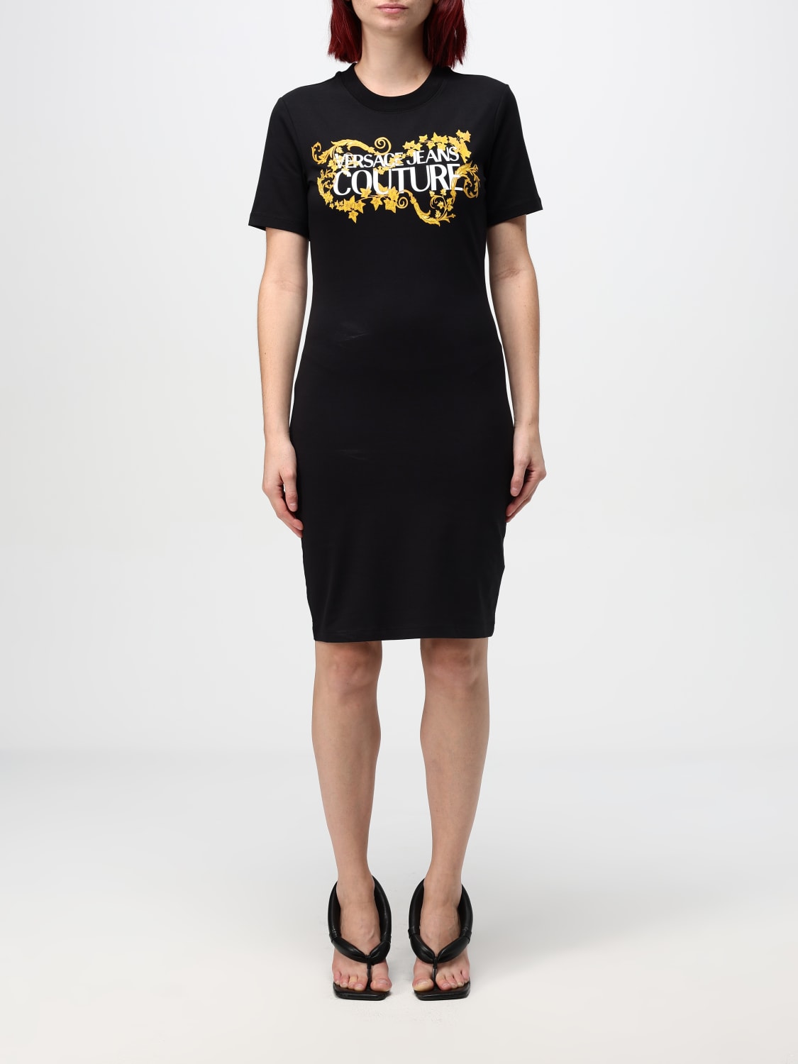 VERSACE JEANS COUTURE VESTIDO: Vestido mujer Versace Jeans Couture, Negro - Img 1