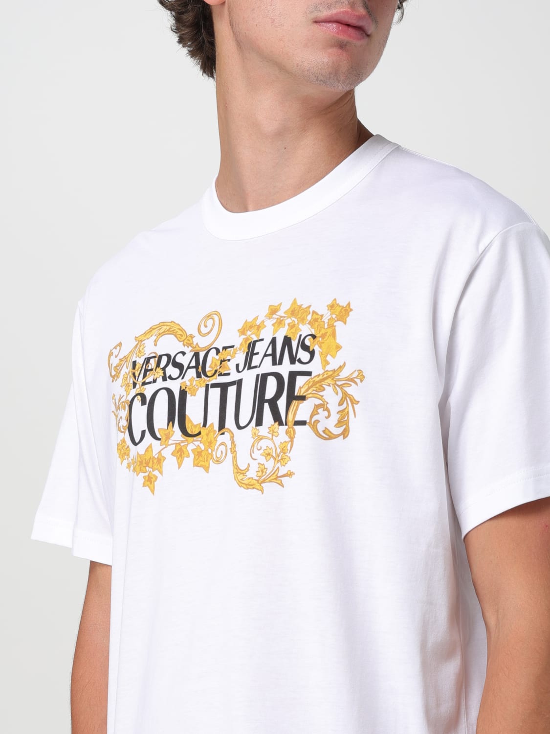 VERSACE JEANS COUTURE T-SHIRT: T-shirt men Versace Jeans Couture, White - Img 3