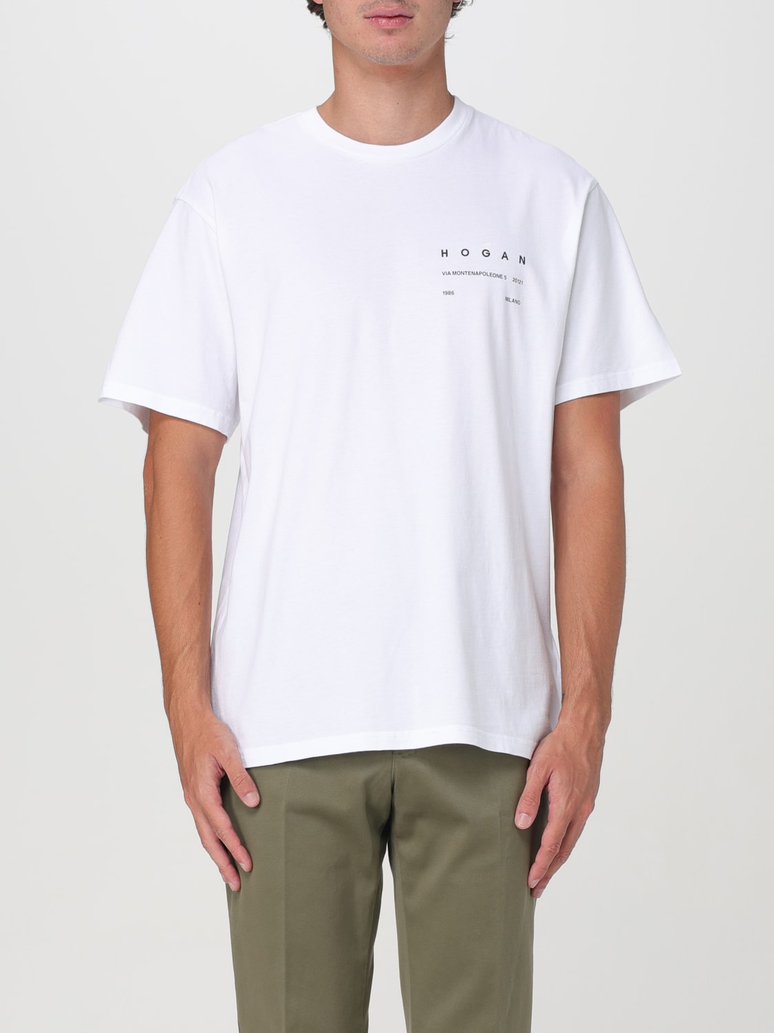 HOGAN T-SHIRT: T-shirt men Hogan, White - Img 1