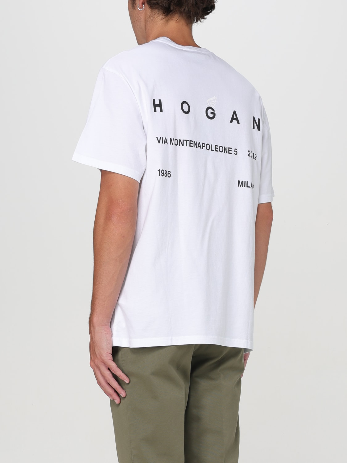 HOGAN T-SHIRT: T-shirt men Hogan, White - Img 2