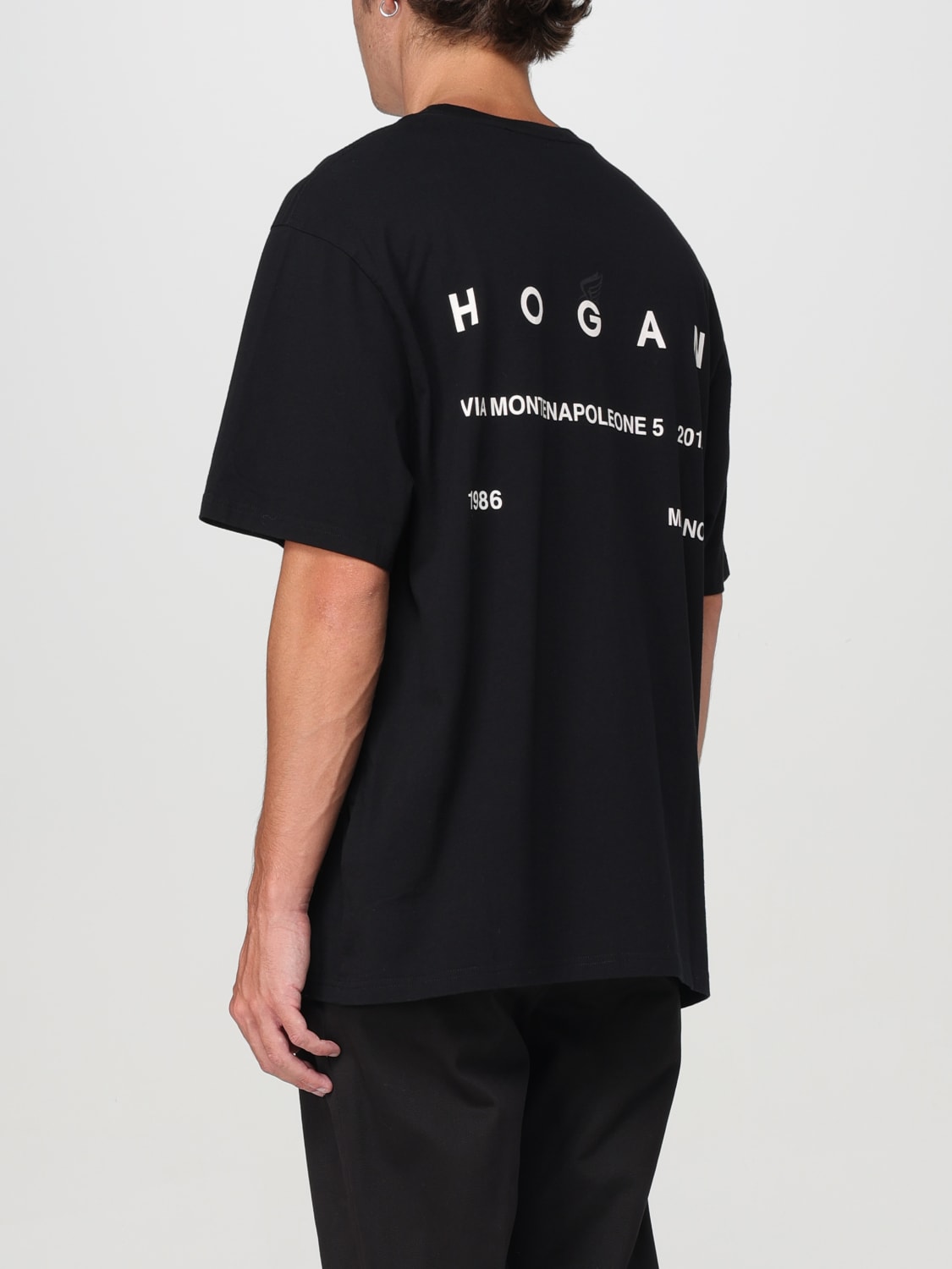 HOGAN T-SHIRT: T-shirt men Hogan, Black - Img 2