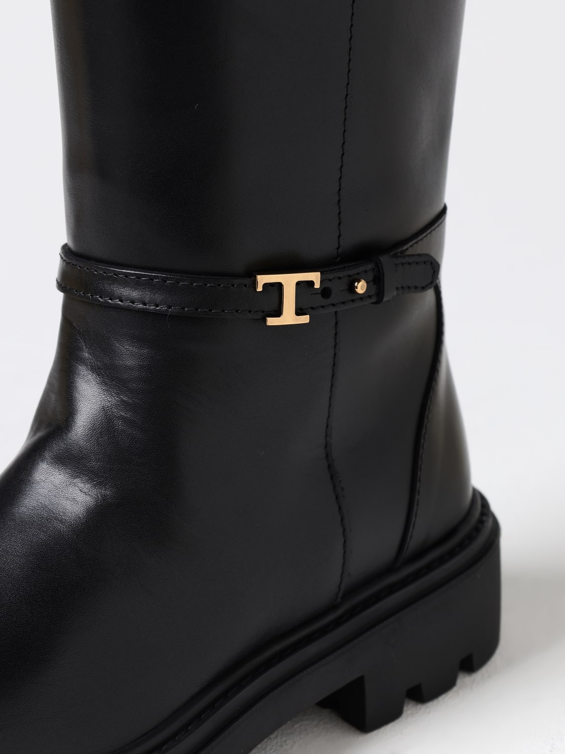 TOD'S BOTTES: Bottines plates femme Tod's, Noir - Img 4