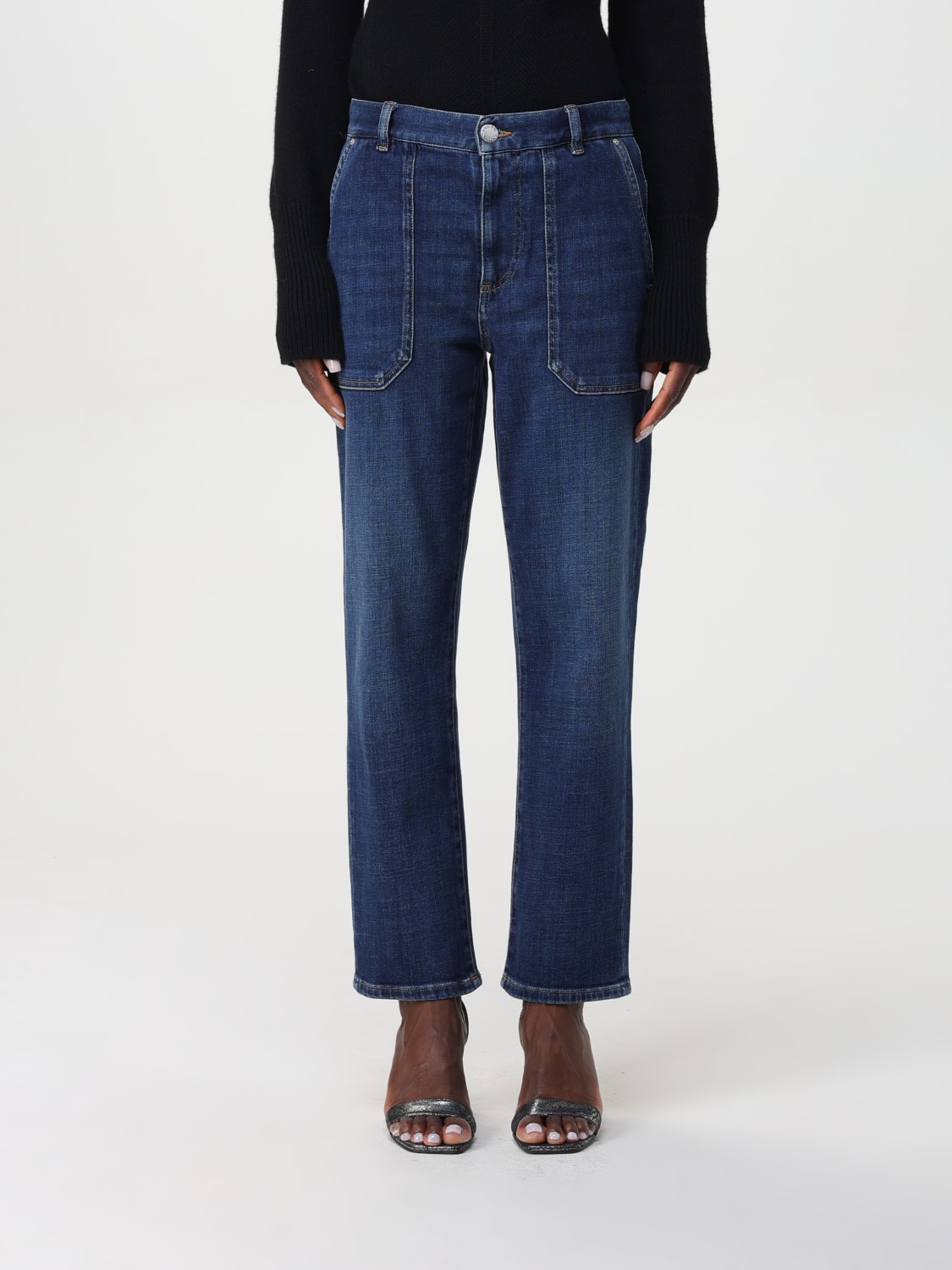 Giglio Jeans Pinko in denim di cotone