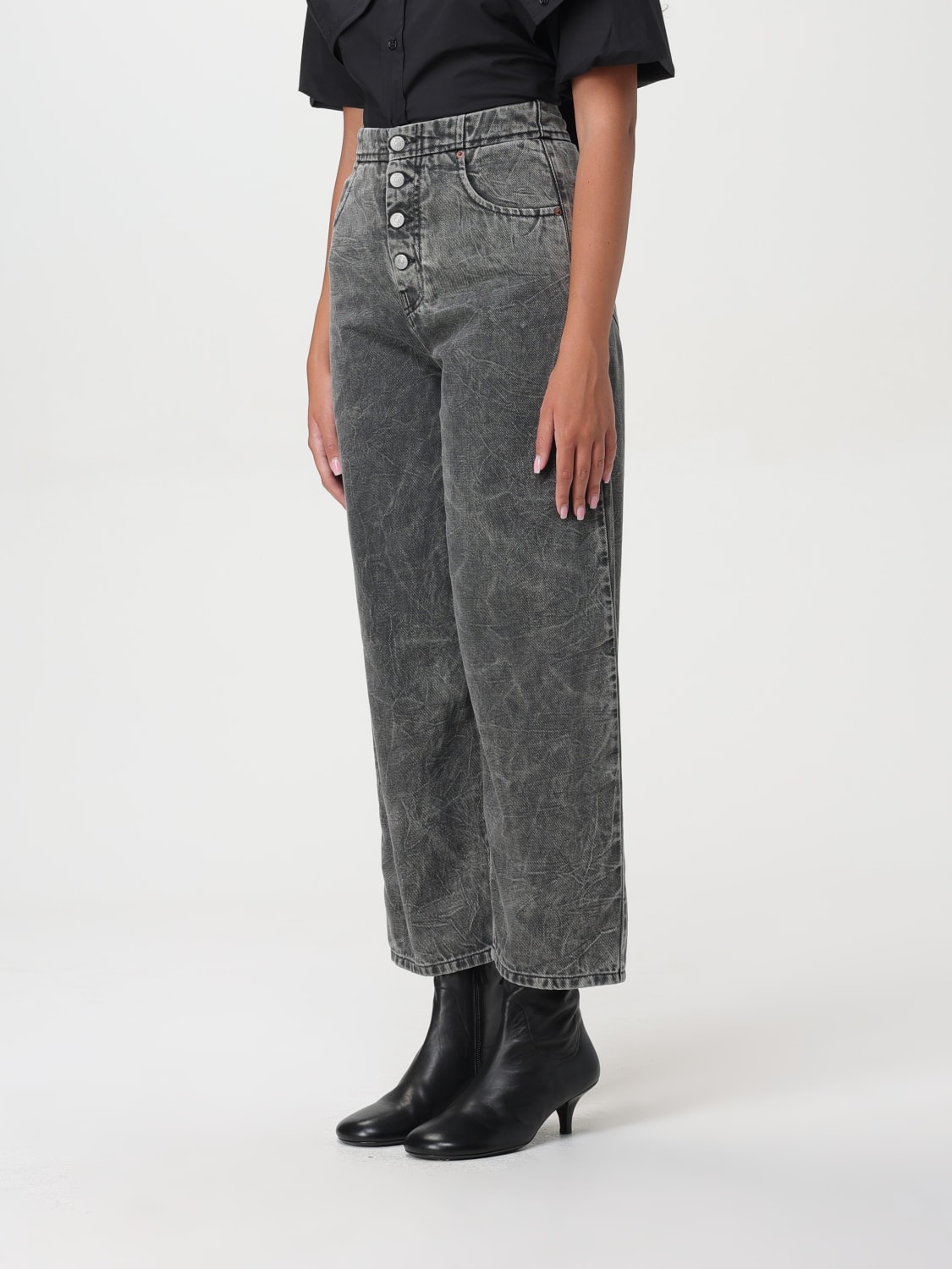 MM6 MAISON MARGIELA JEANS: Pants woman Mm6 Maison Margiela, Grey - Img 4