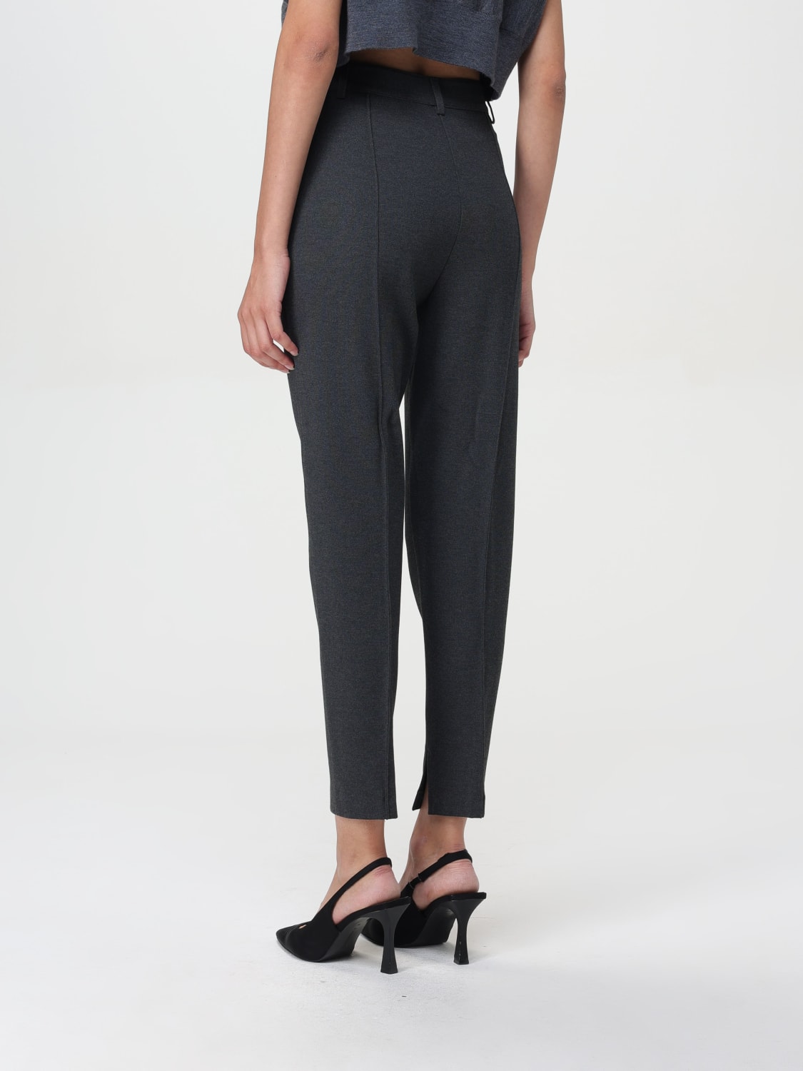 PINKO PANTS: Pants woman Pinko, Grey - Img 2