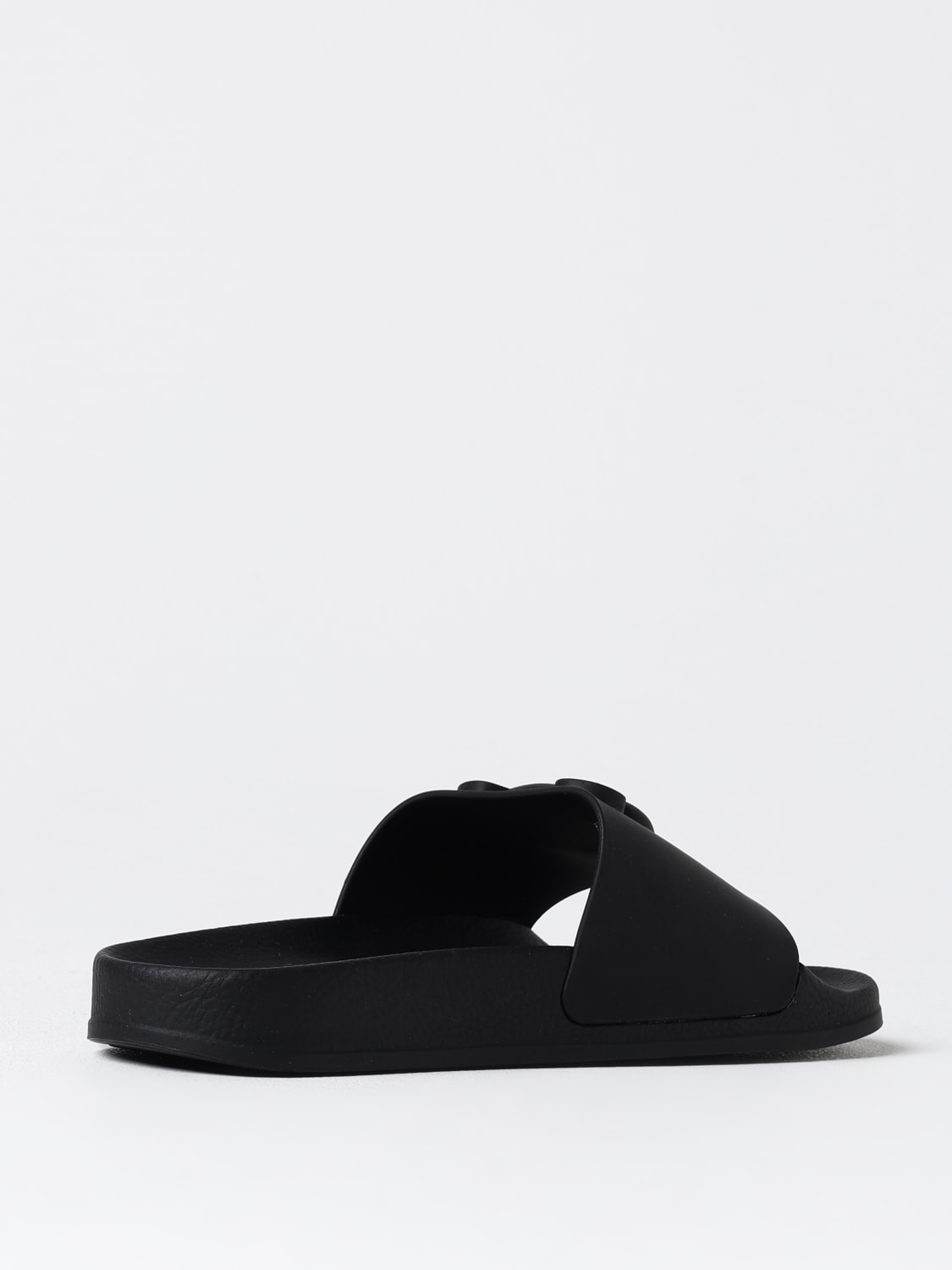 MOSCHINO COUTURE FLAT SANDALS: Flat sandals woman Moschino Couture, Black - Img 3