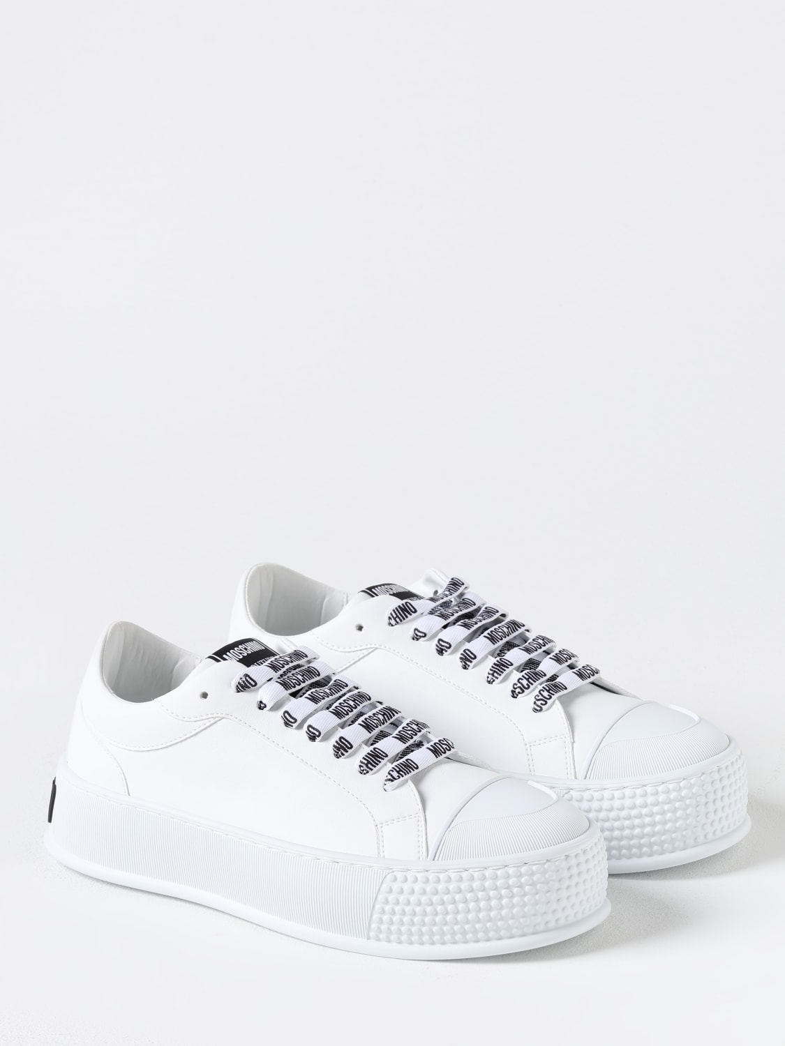 MOSCHINO COUTURE SNEAKERS: Sneakers men Moschino Couture, White - Img 2