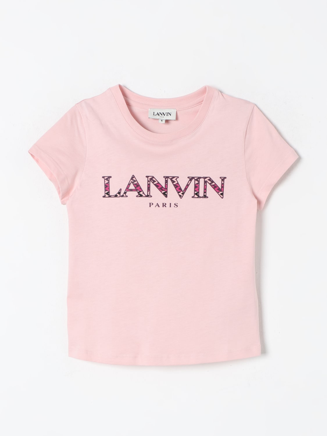 LANVIN T-SHIRT: T-shirt kids Lanvin, Pink - Img 1