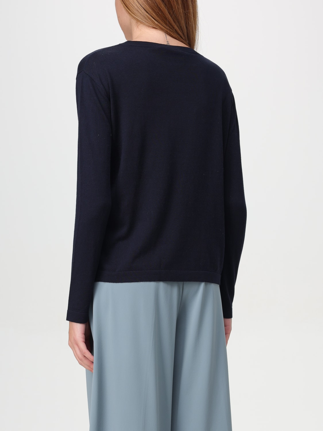 MAX MARA LEISURE MAGLIA: Maglia basic Max Mara Leisure, Blue Navy - Img 3