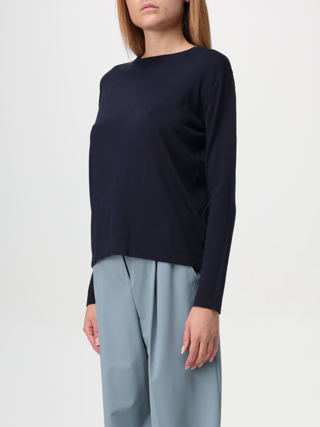 MAX MARA LEISURE MAGLIA: Maglia basic Max Mara Leisure, Blue Navy - Img 4