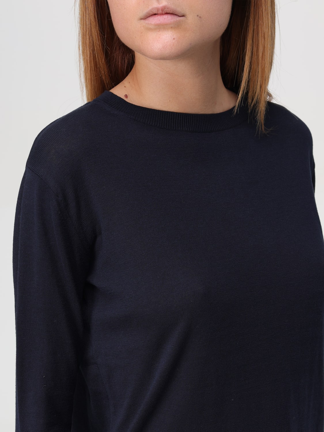 MAX MARA LEISURE MAGLIA: Maglia basic Max Mara Leisure, Blue Navy - Img 5