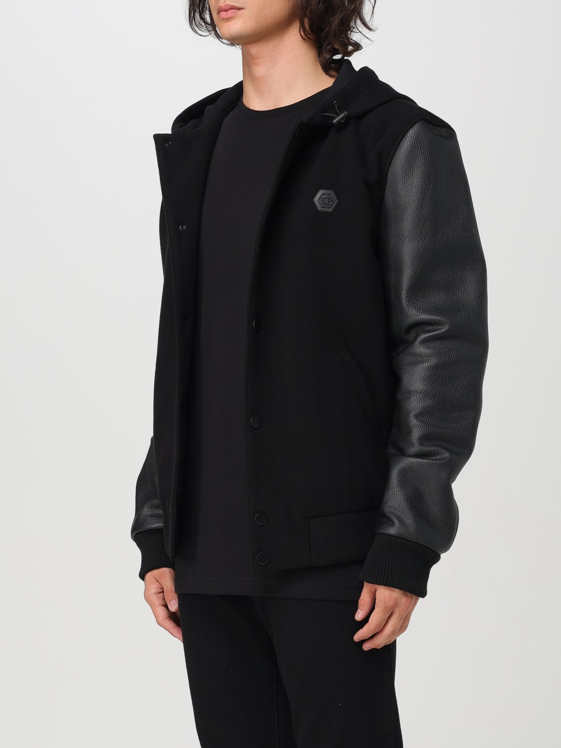 PHILIPP PLEIN CHAQUETA: Chaqueta hombre Philipp Plein, Negro - Img 4