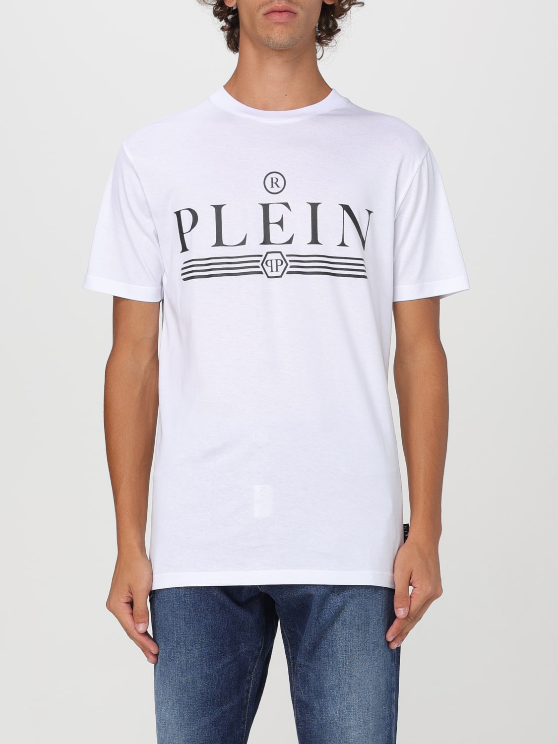 Giglio T-shirt con maxi logo Philipp Plein