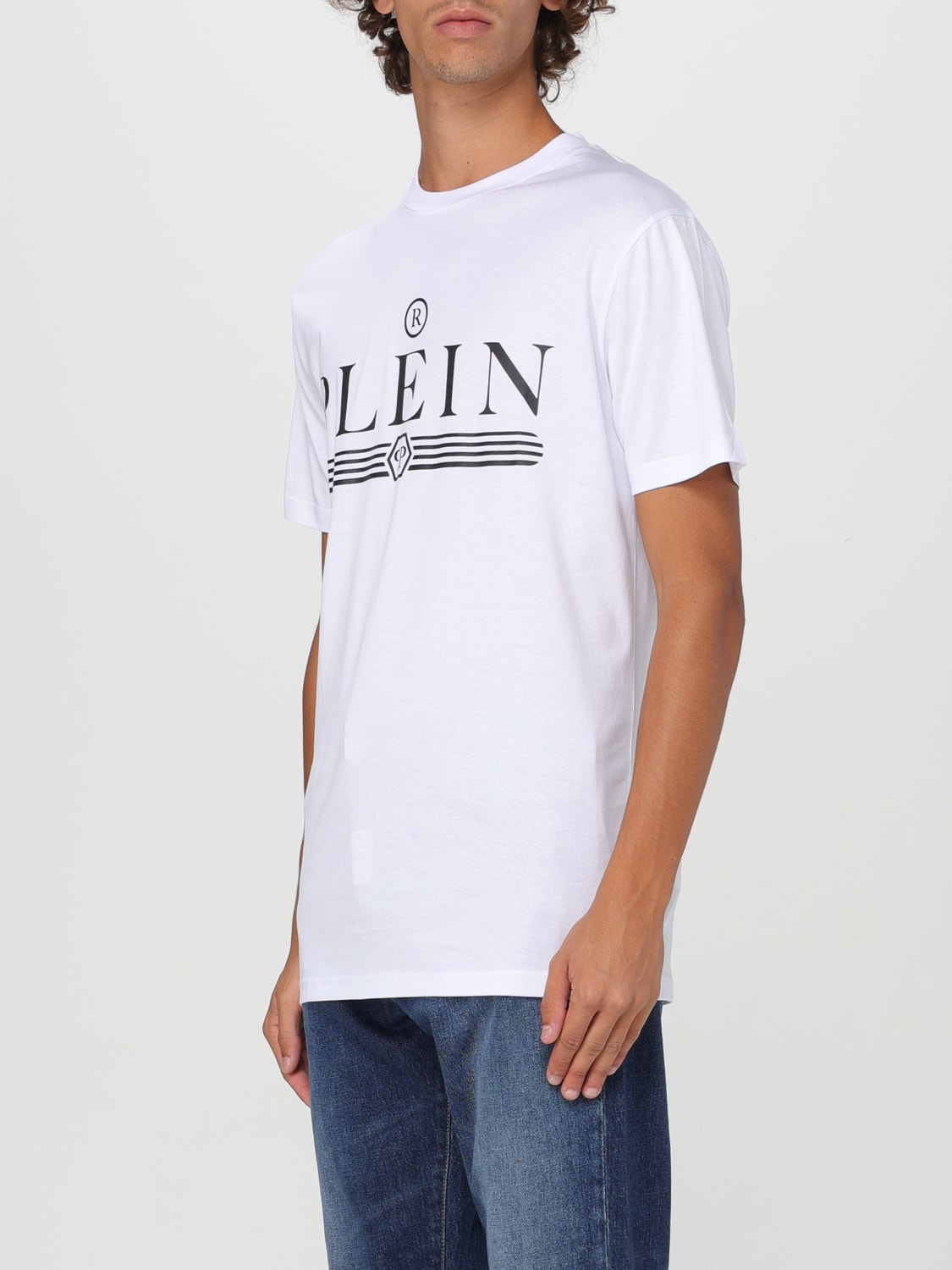 PHILIPP PLEIN T-SHIRT: T-shirt homme Philipp Plein, Blanc - Img 4