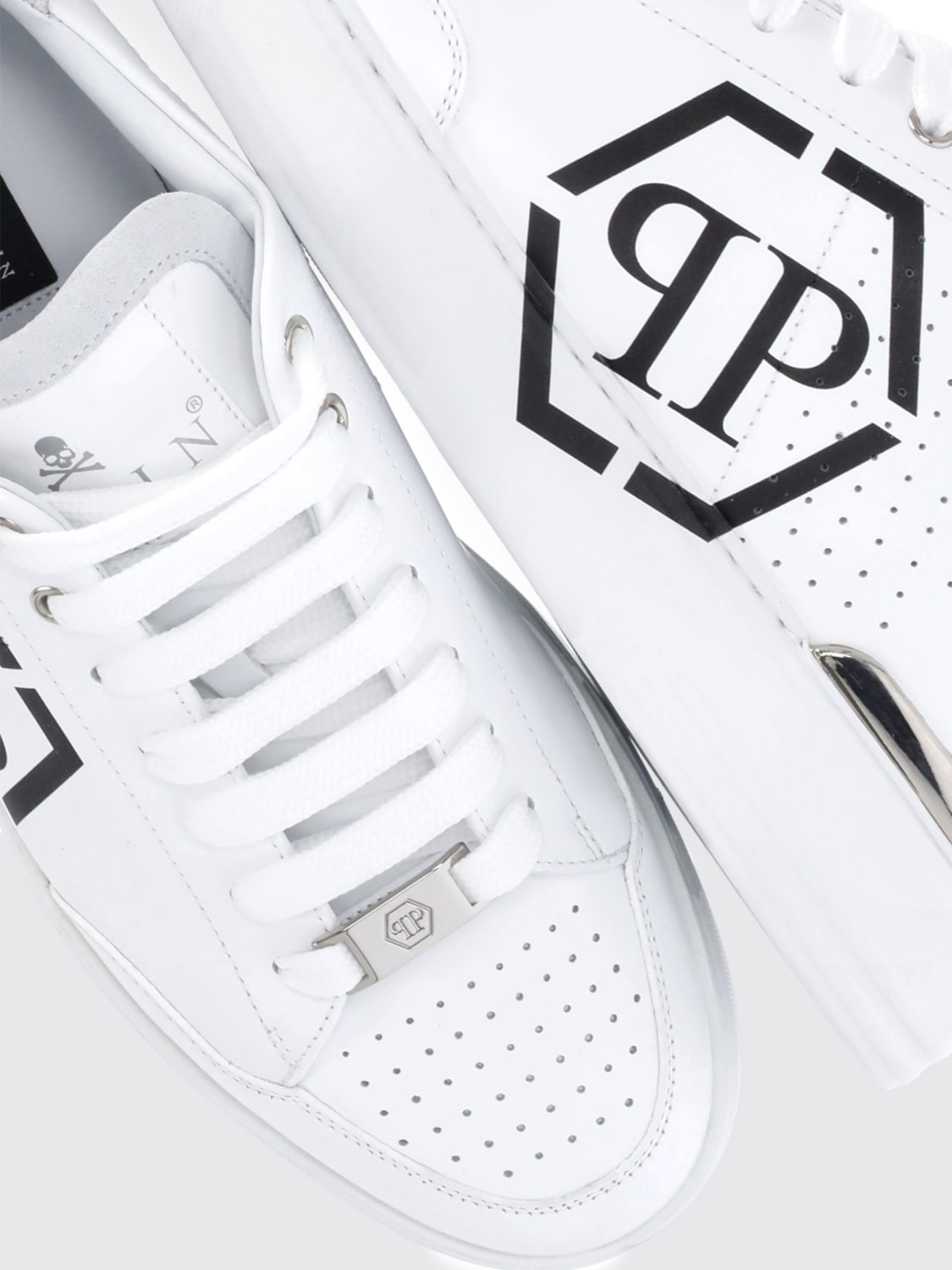 PHILIPP PLEIN SNEAKERS: Shoes men Philipp Plein, White - Img 4