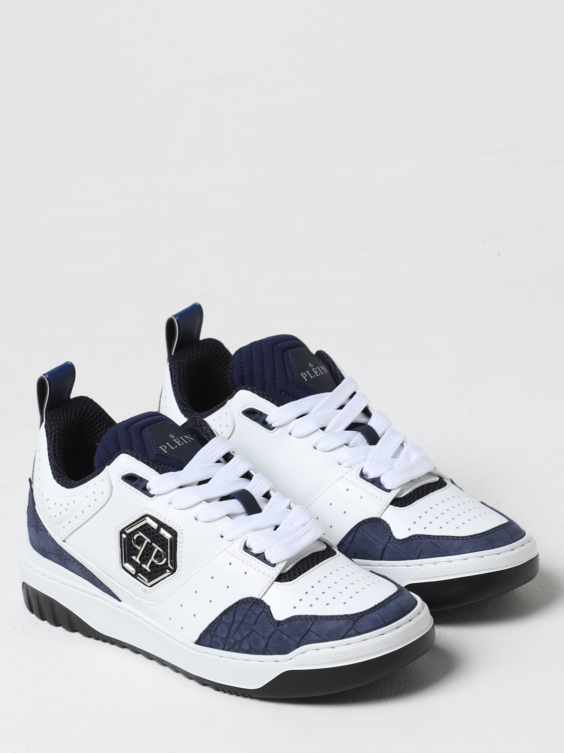 PHILIPP PLEIN SNEAKERS: Shoes men Philipp Plein, White 1 - Img 2