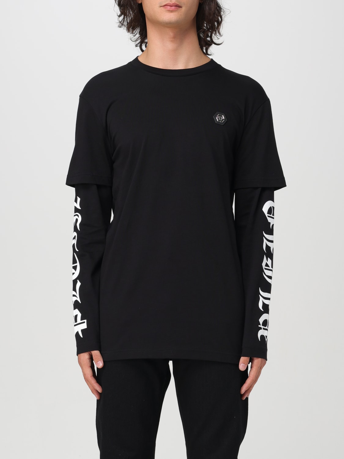 PHILIPP PLEIN T-SHIRT: T-shirt men Philipp Plein, Black - Img 1