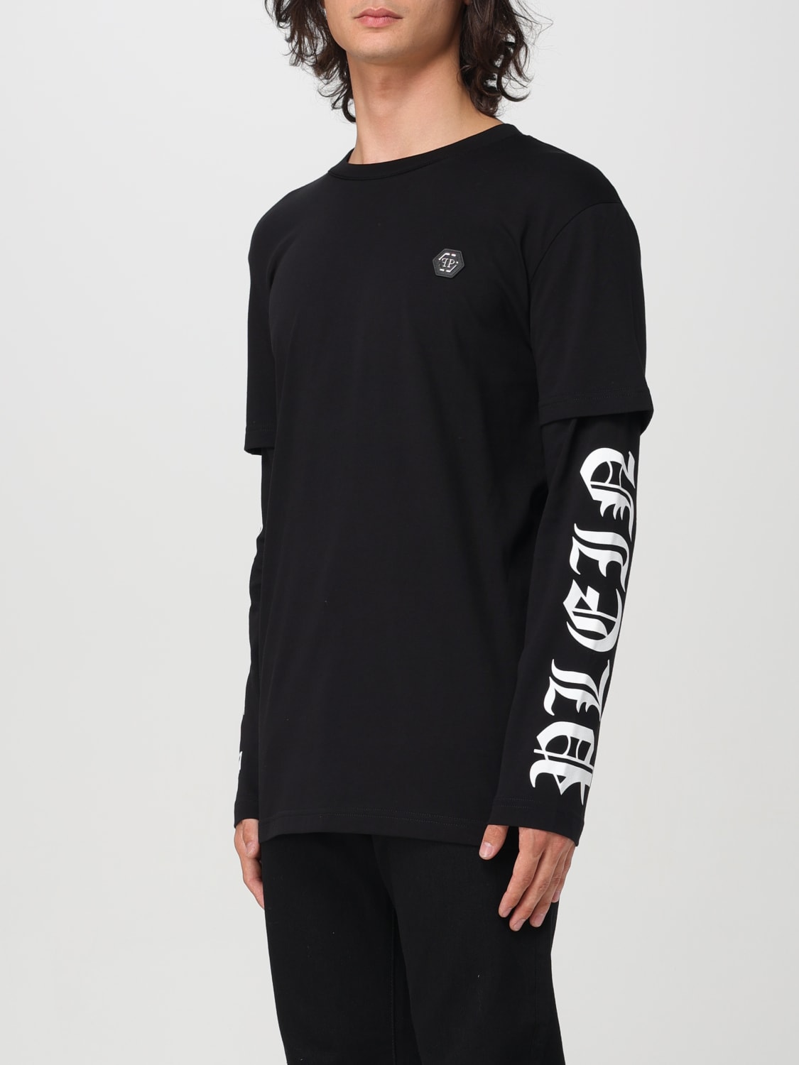 PHILIPP PLEIN T-SHIRT: T-shirt men Philipp Plein, Black - Img 4