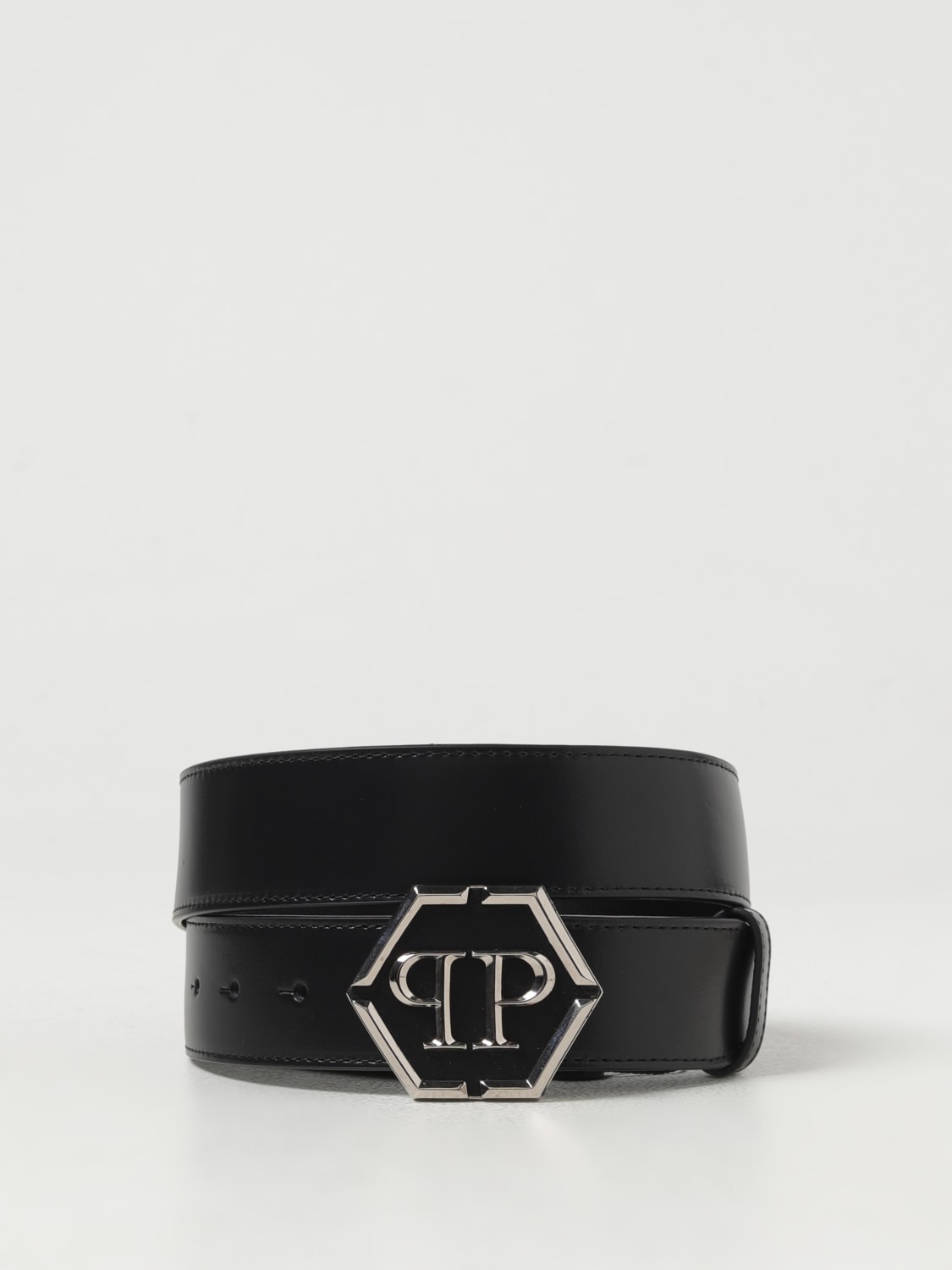 PHILIPP PLEIN BELT: Belt men Philipp Plein, Black - Img 1