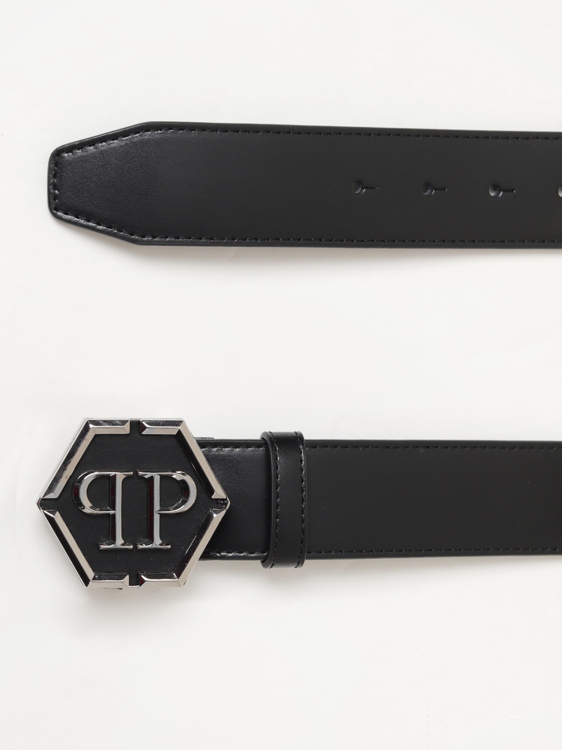 PHILIPP PLEIN BELT: Belt men Philipp Plein, Black - Img 2