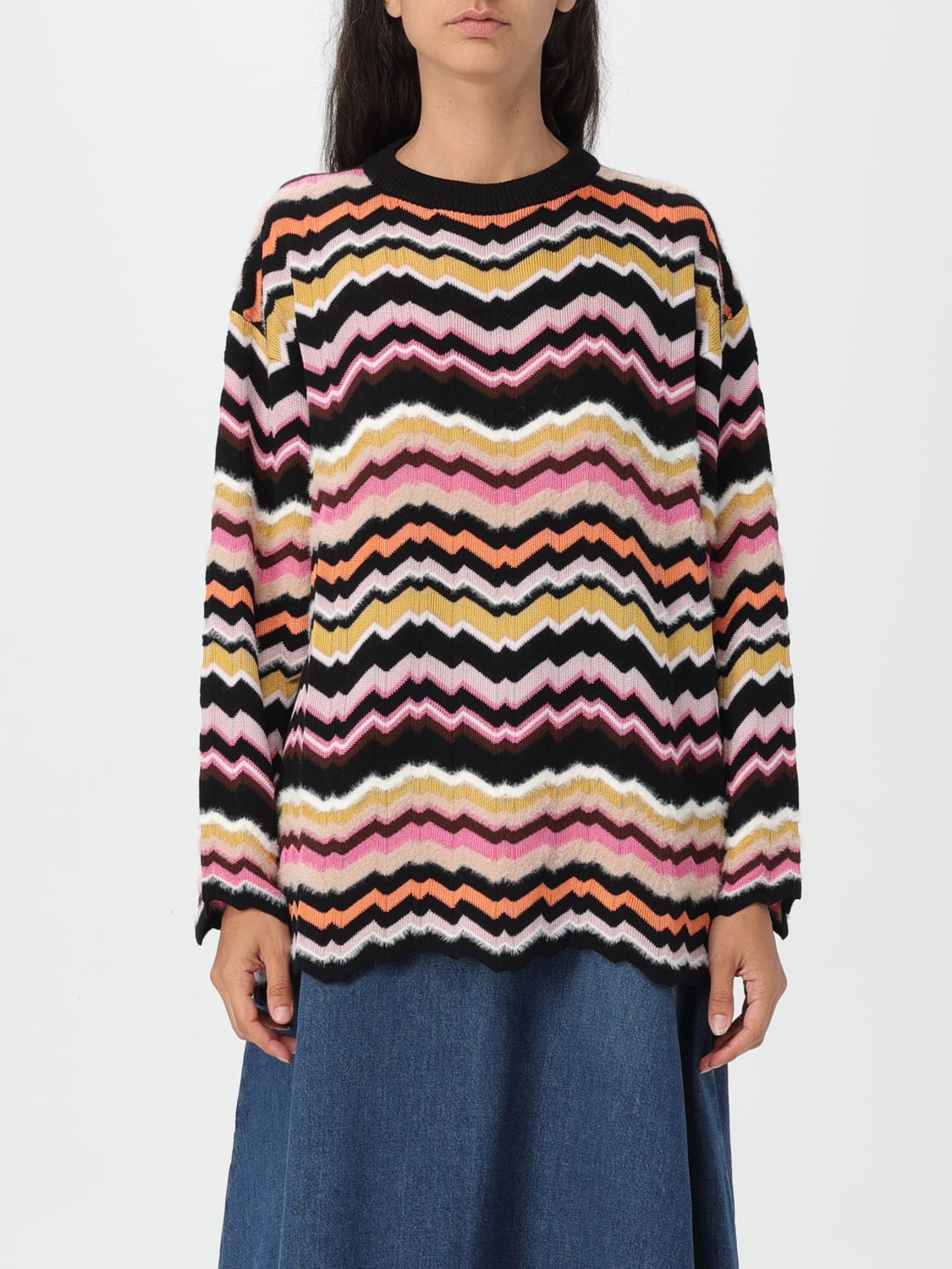 Giglio Maglione oversize a girocollo Missoni