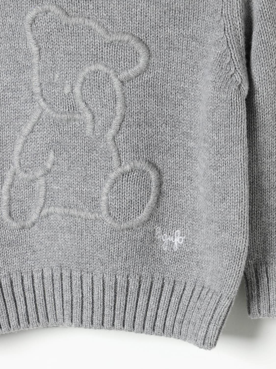 IL GUFO SWEATER: Sweater kids Il Gufo, Grey - Img 3