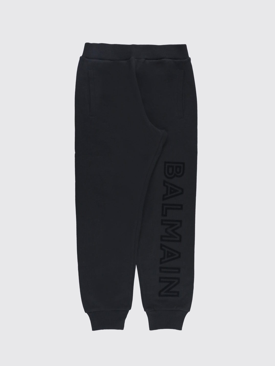 BALMAIN PANTALONE: Pantalone jogging Balmain, Nero - Img 1