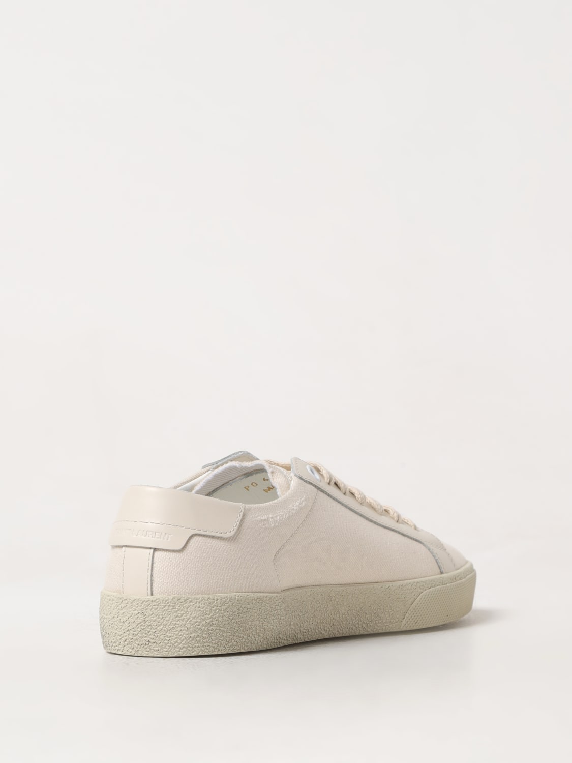 SAINT LAURENT SNEAKERS: Sneakers Saint Laurent in pelle , Bianco - Img 3