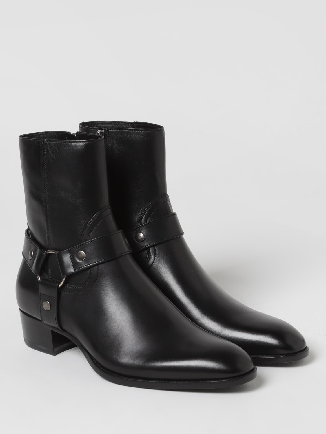 SAINT LAURENT BOOTS: Shoes men Saint Laurent, Black - Img 2