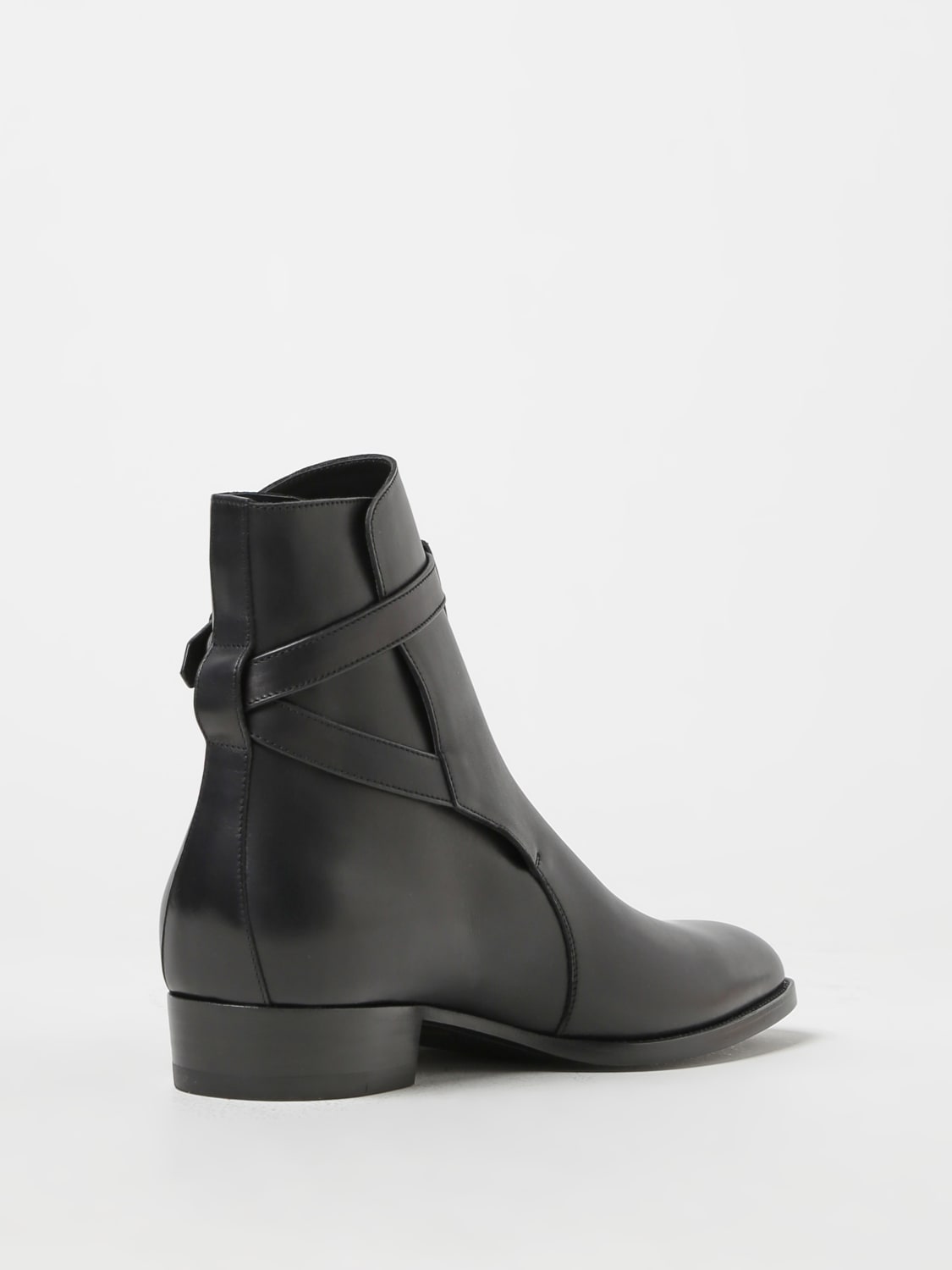 SAINT LAURENT STIVALETTI: Strivaletto Wyatt Saint Laurent in pelle , Nero - Img 3