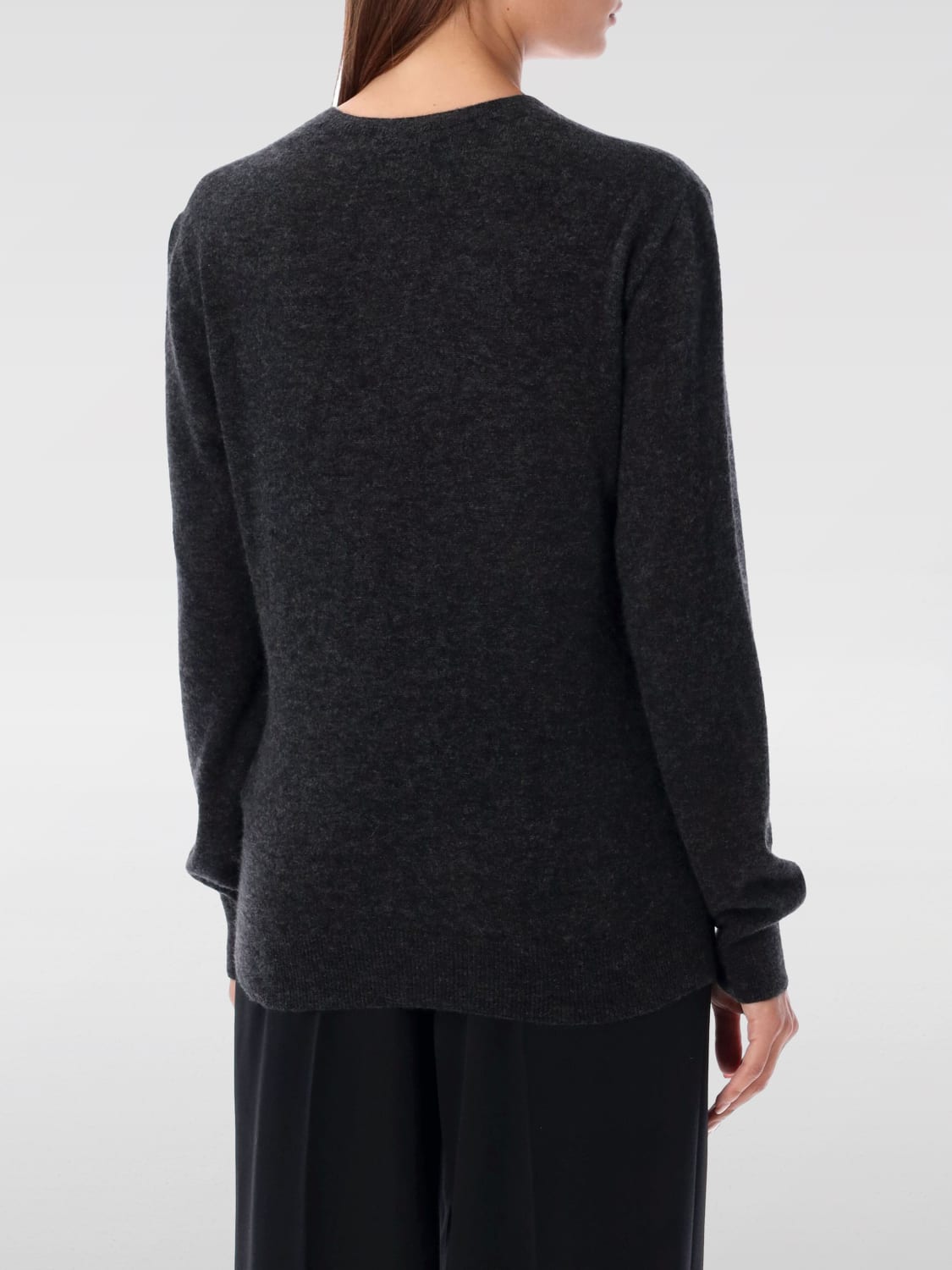 SAINT LAURENT SWEATER: Sweater woman Saint Laurent, Grey 1 - Img 2