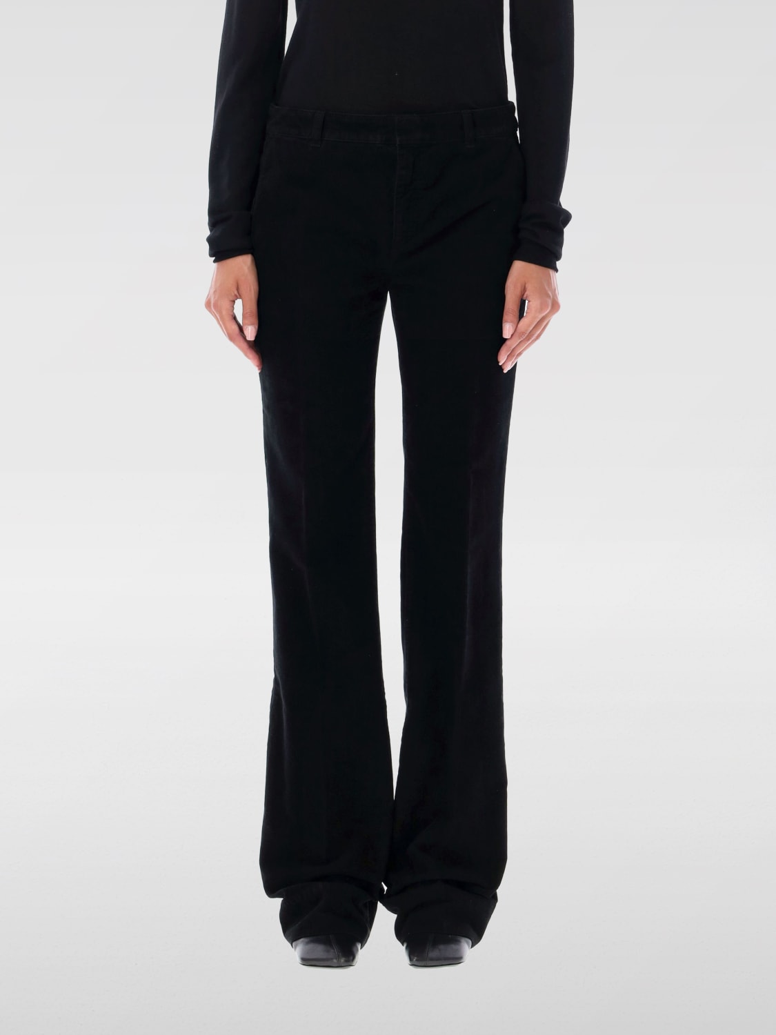 SAINT LAURENT PANTS: Jeans woman Saint Laurent, Black - Img 1