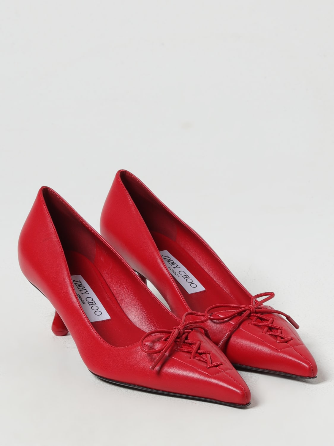 JIMMY CHOO PUMPS: Pumps woman Jimmy Choo, Red - Img 2