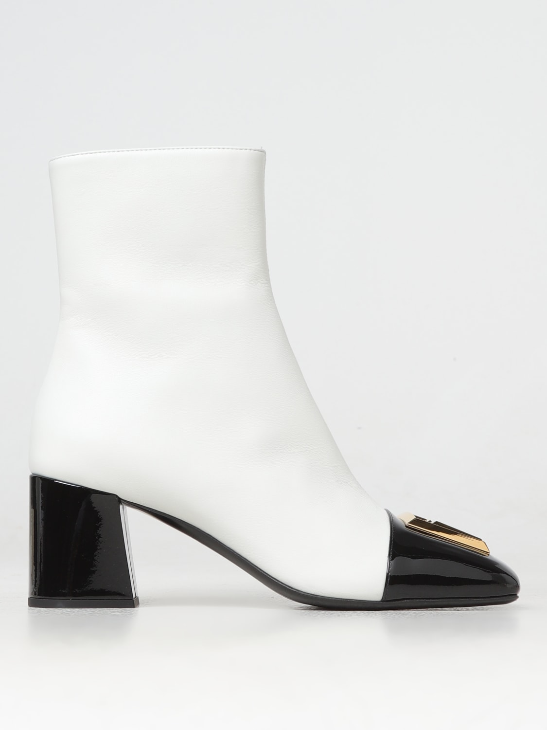 BALMAIN FLAT ANKLE BOOTS: Flat ankle boots woman Balmain, Black - Img 1