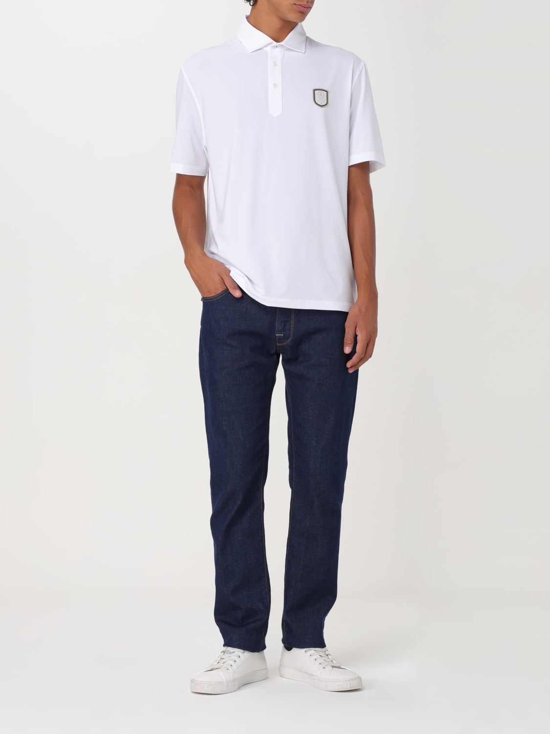 BRUNELLO CUCINELLI POLO SHIRT: Polo shirt men Brunello Cucinelli, White - Img 2