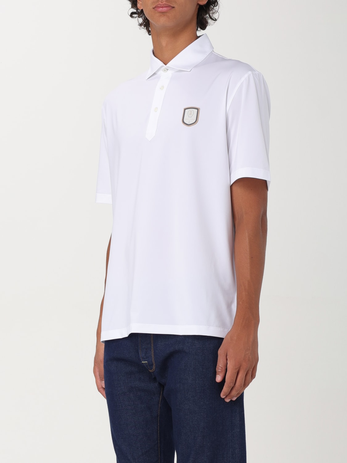 BRUNELLO CUCINELLI POLO SHIRT: Polo shirt men Brunello Cucinelli, White - Img 4