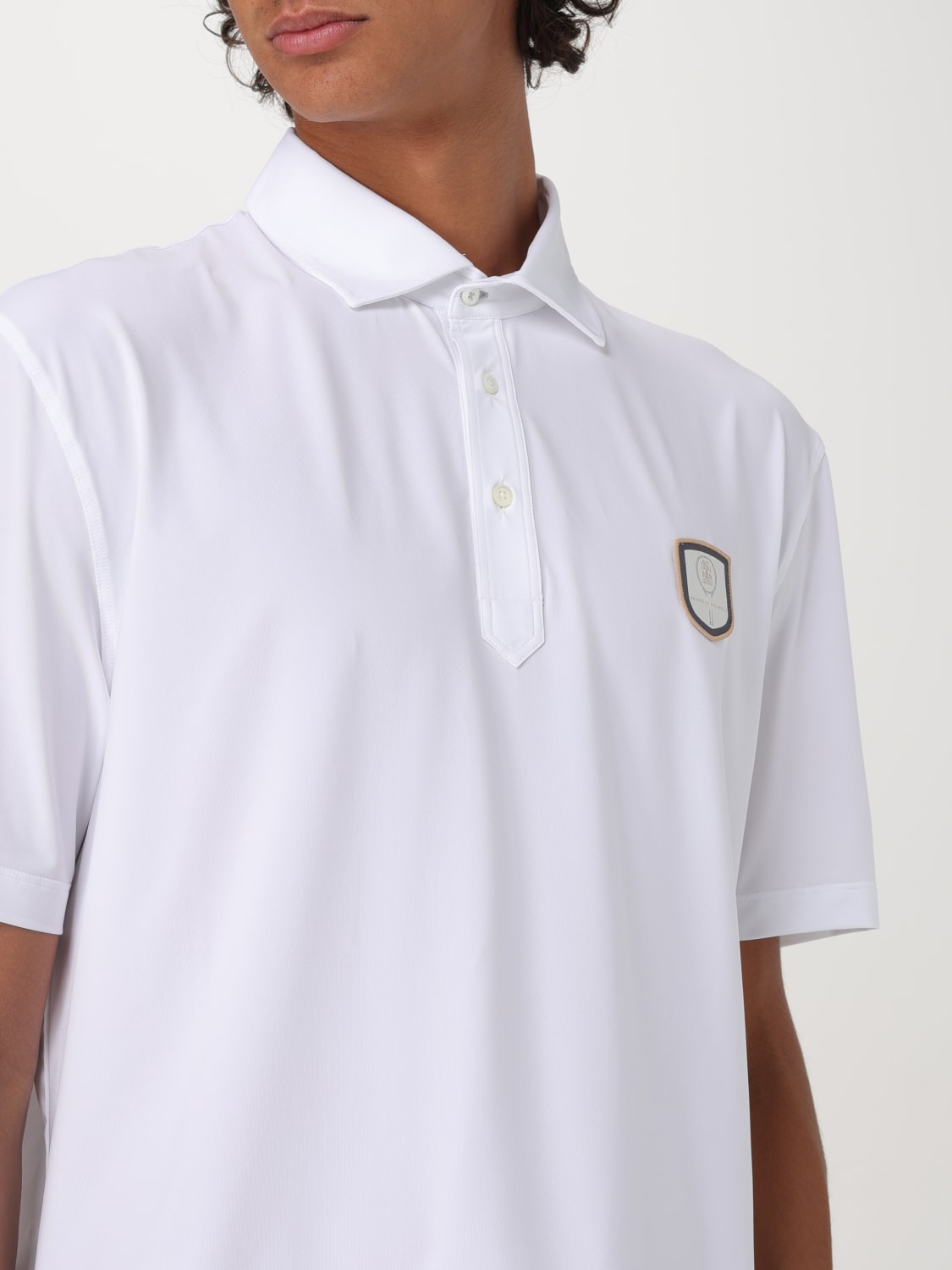 BRUNELLO CUCINELLI POLO SHIRT: Polo shirt men Brunello Cucinelli, White - Img 5