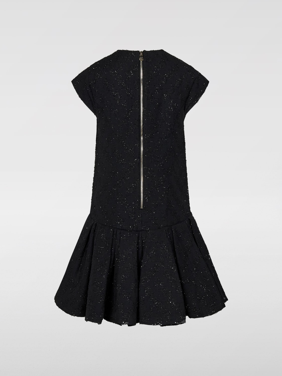 BALMAIN ROBE: Robe enfant Balmain, Noir - Img 2