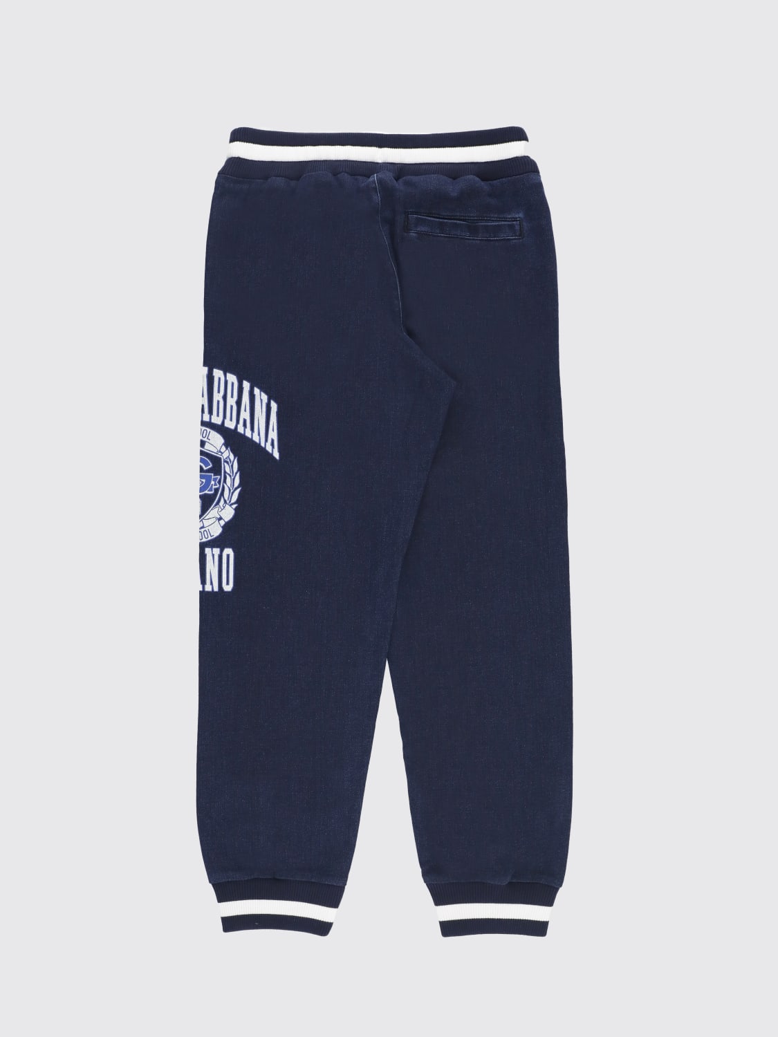 DOLCE & GABBANA PANTALONE: Pantalone jogging Dolce & Gabbana, Blue - Img 2