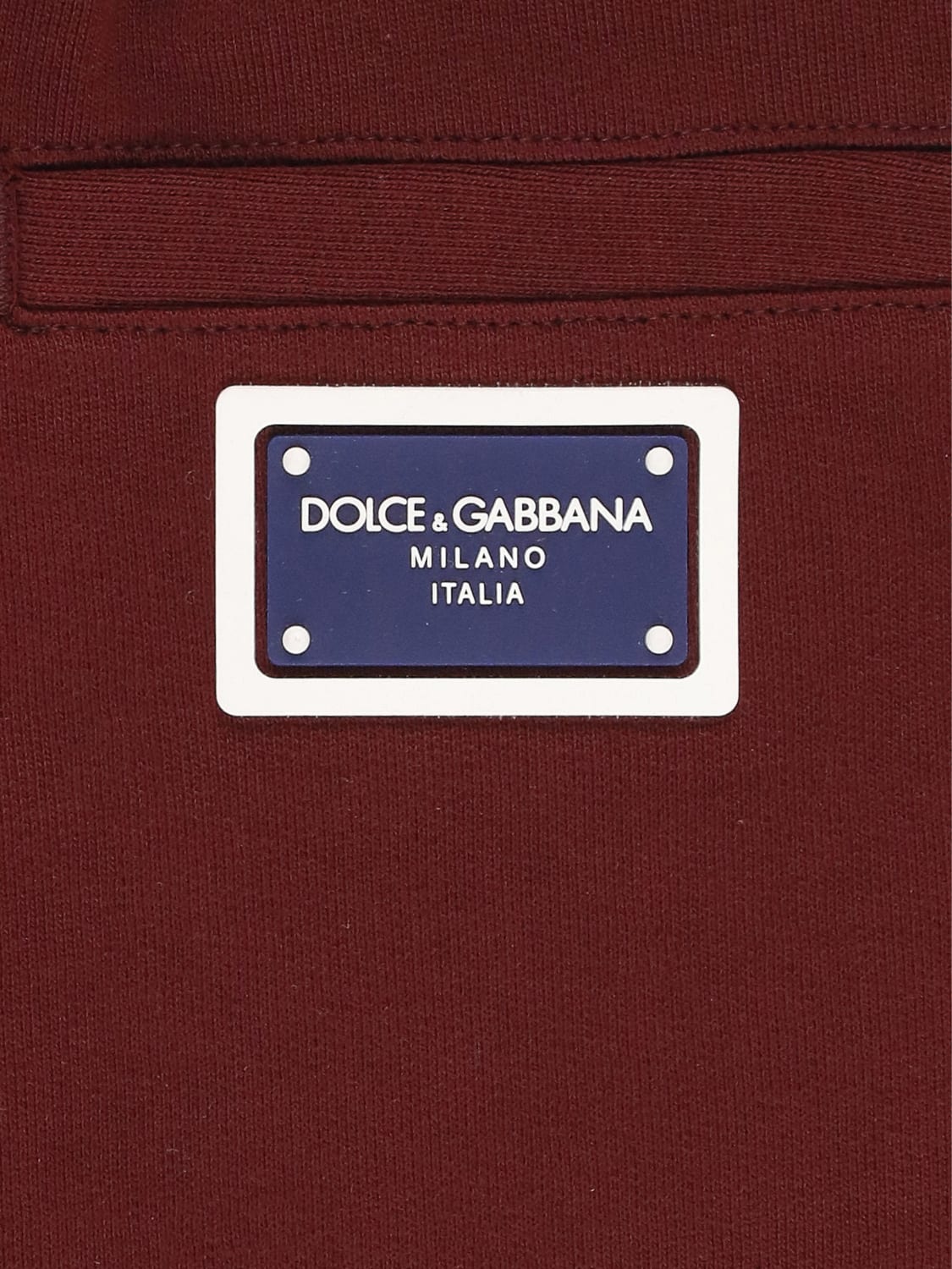 DOLCE & GABBANA PANTS: Pants kids Dolce & Gabbana, Burgundy - Img 3