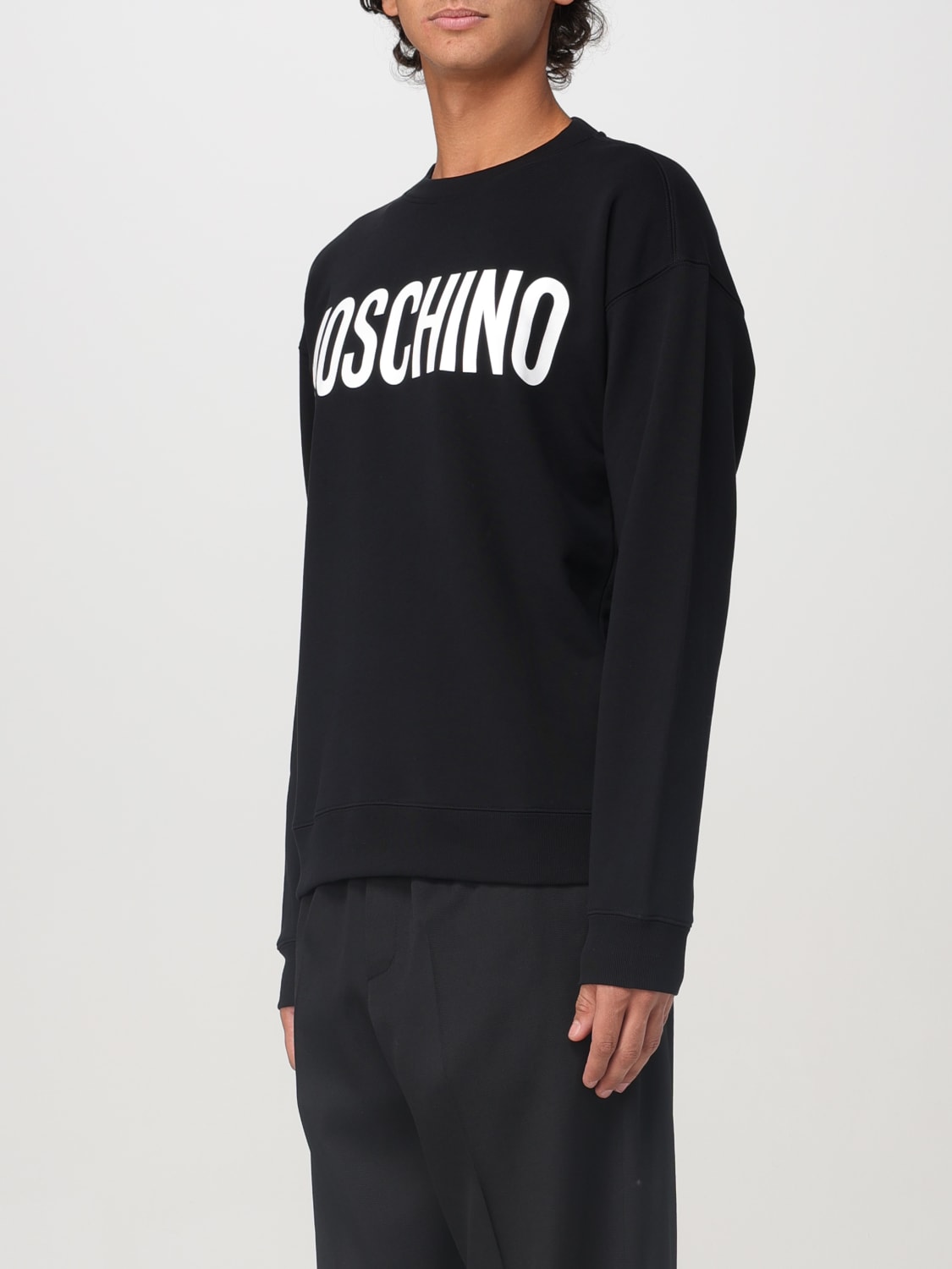 MOSCHINO COUTURE FELPA: Felpa Moschino Couture in cotone , Nero - Img 4