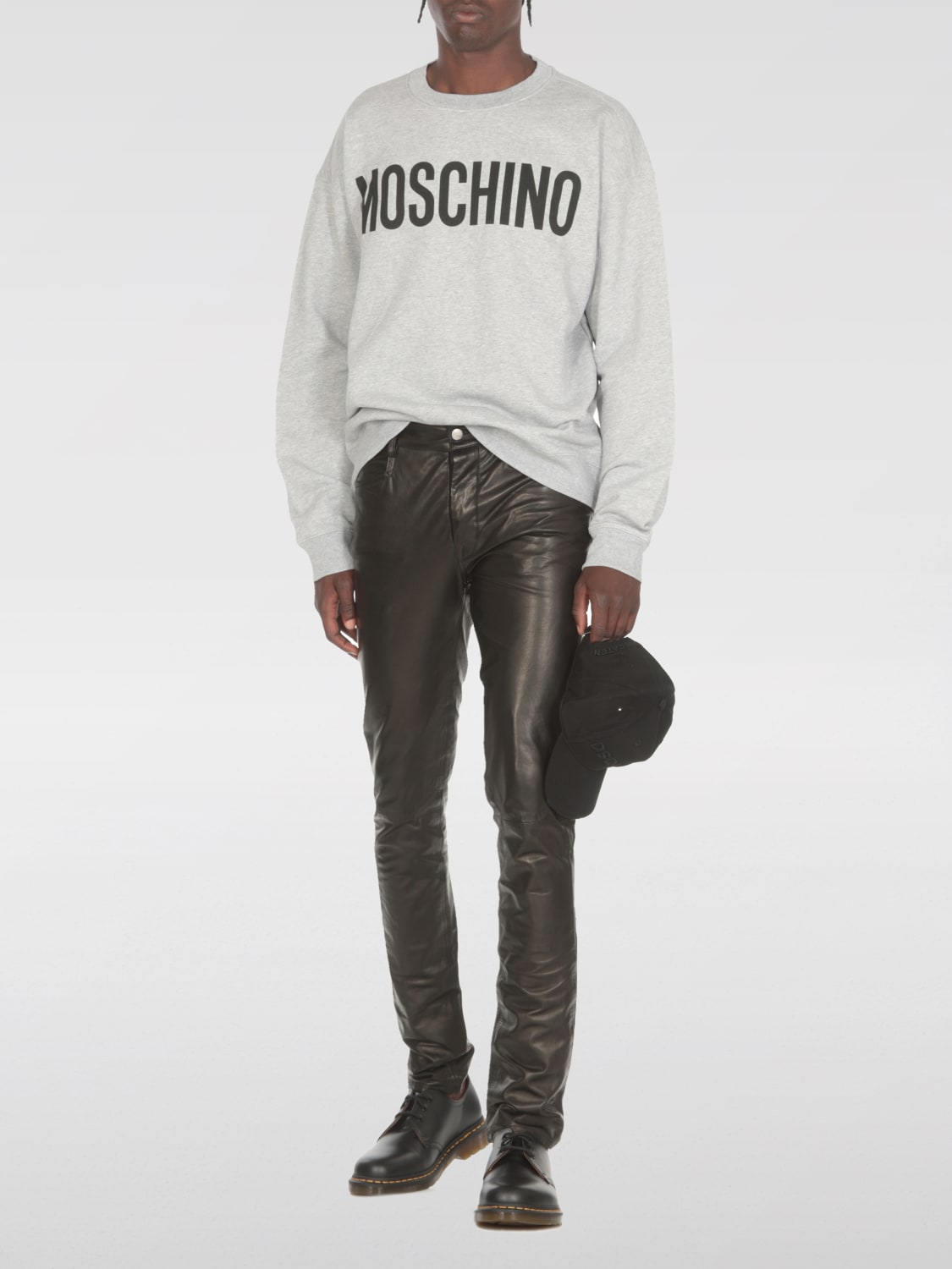 MOSCHINO COUTURE SWEATSHIRT: Sweater men Moschino Couture, Grey - Img 2