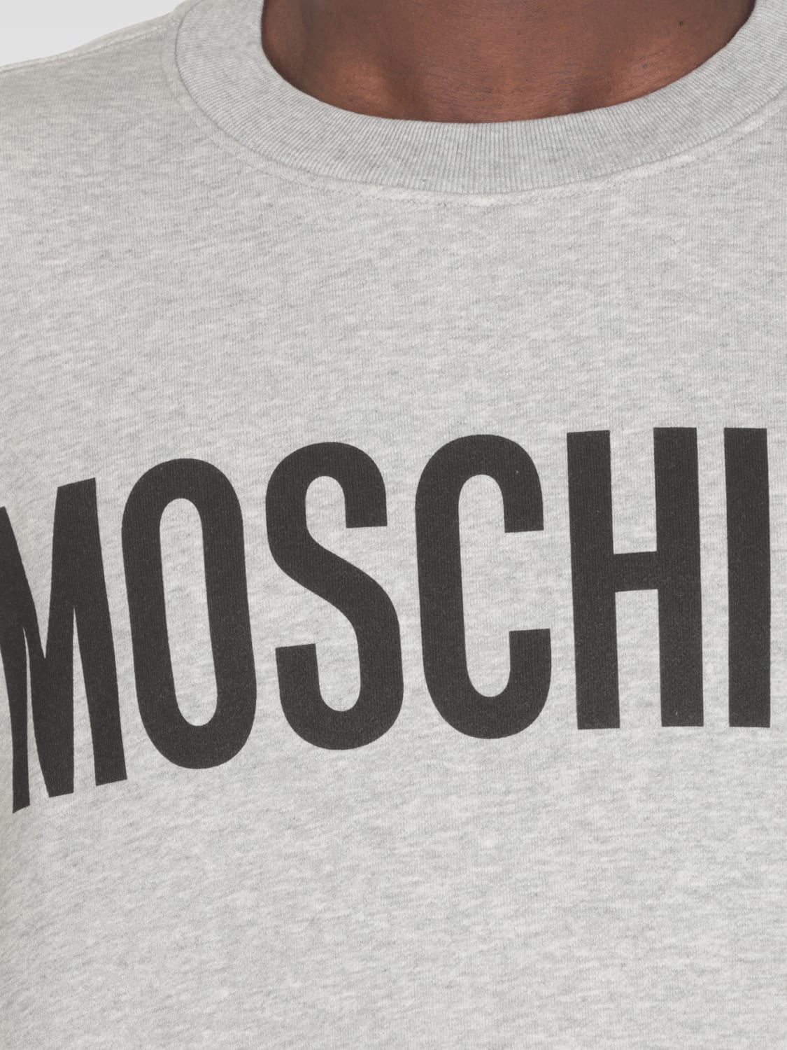 MOSCHINO COUTURE SWEATSHIRT: Sweater men Moschino Couture, Grey - Img 4