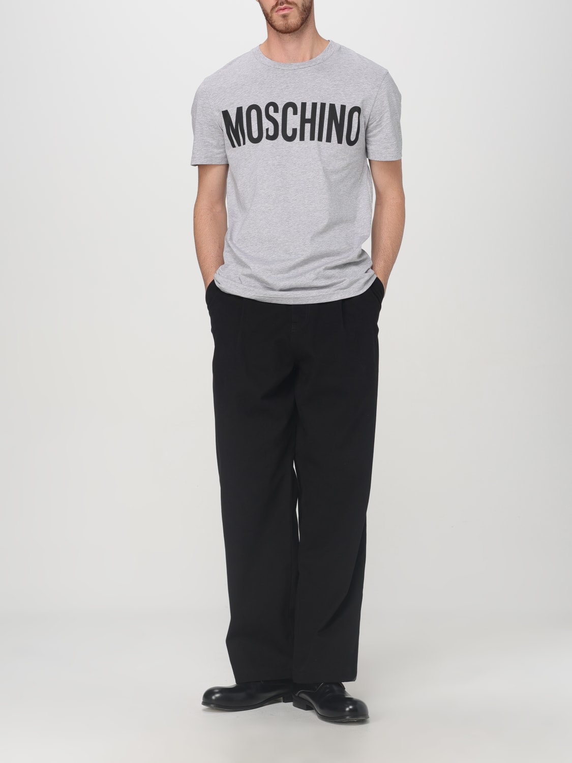 MOSCHINO COUTURE T-SHIRT: T-shirt men Moschino Couture, Grey - Img 2