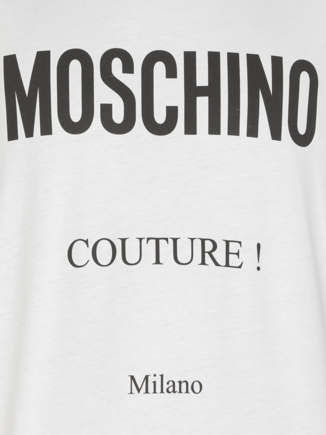 MOSCHINO COUTURE T-SHIRT: T-shirt men Moschino Couture, White - Img 4